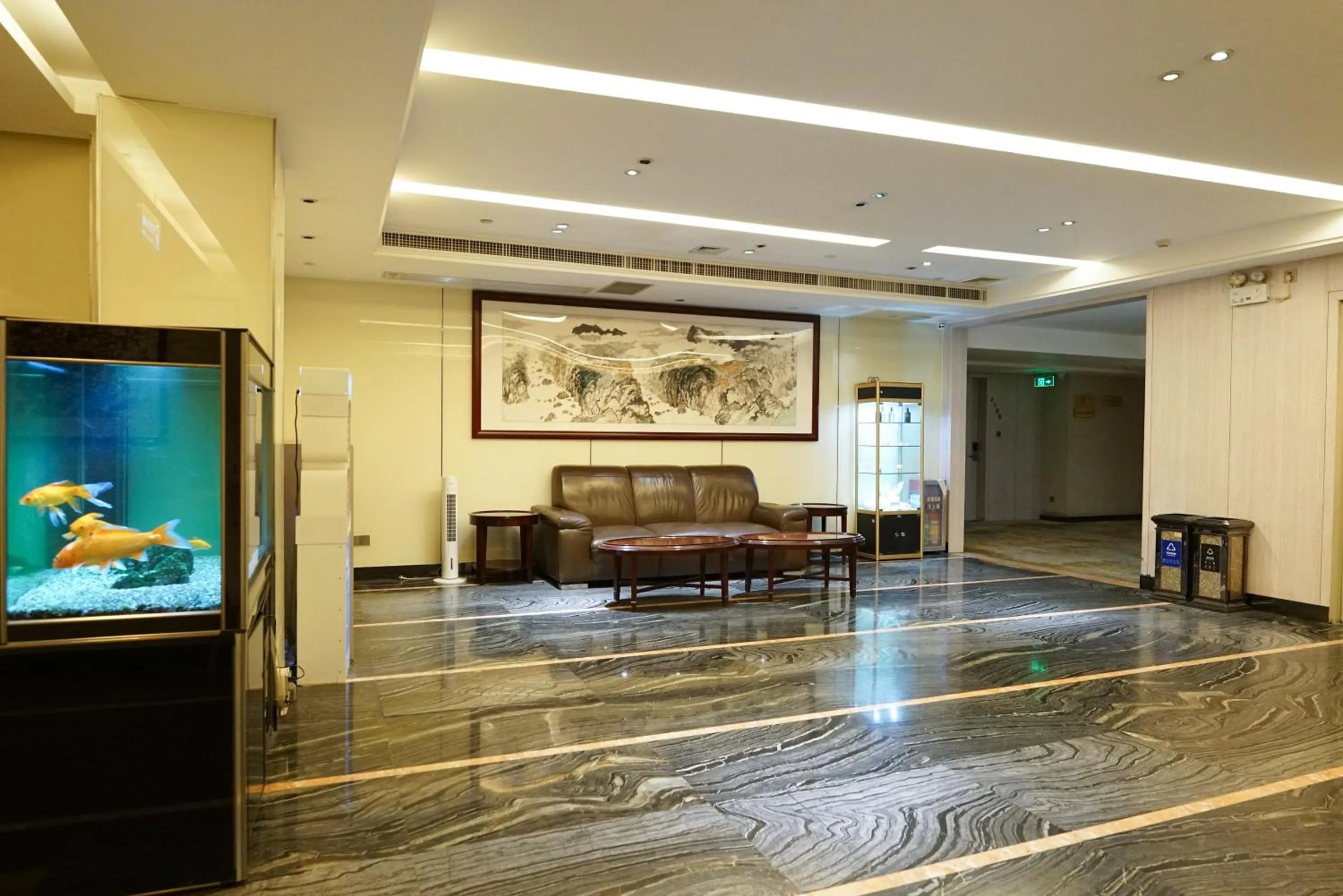 Seating area in Paco Hotel Tianhe Coach Terminal Metro Satation Guangzhou-Free Shuttle Bus for Canton Fair