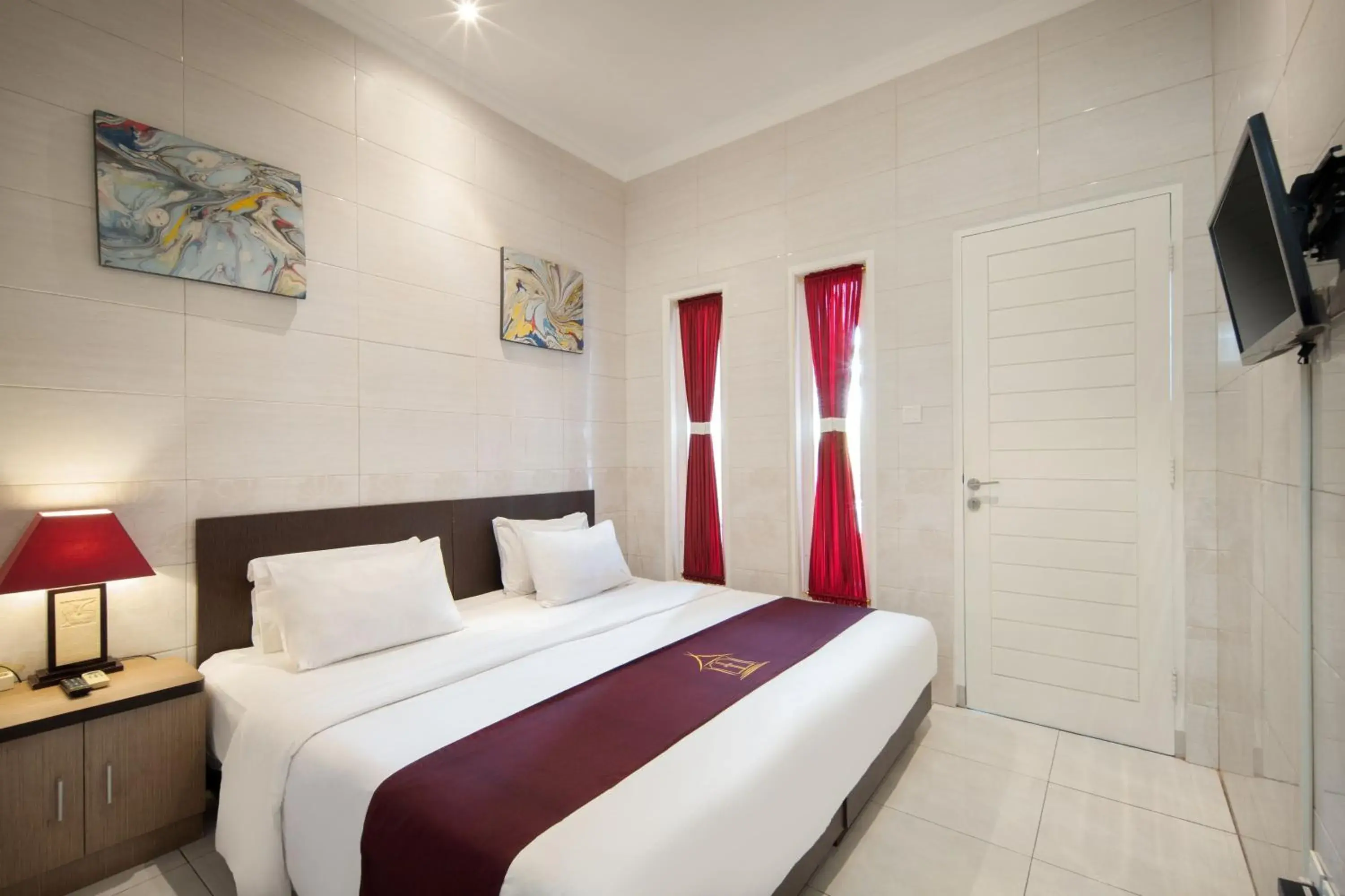 Bedroom, Bed in Angkul Angkul Beach Inn Kuta by Kamara Bedroom, Bed in Angkul Angkul Beach Inn Kuta by Kamara