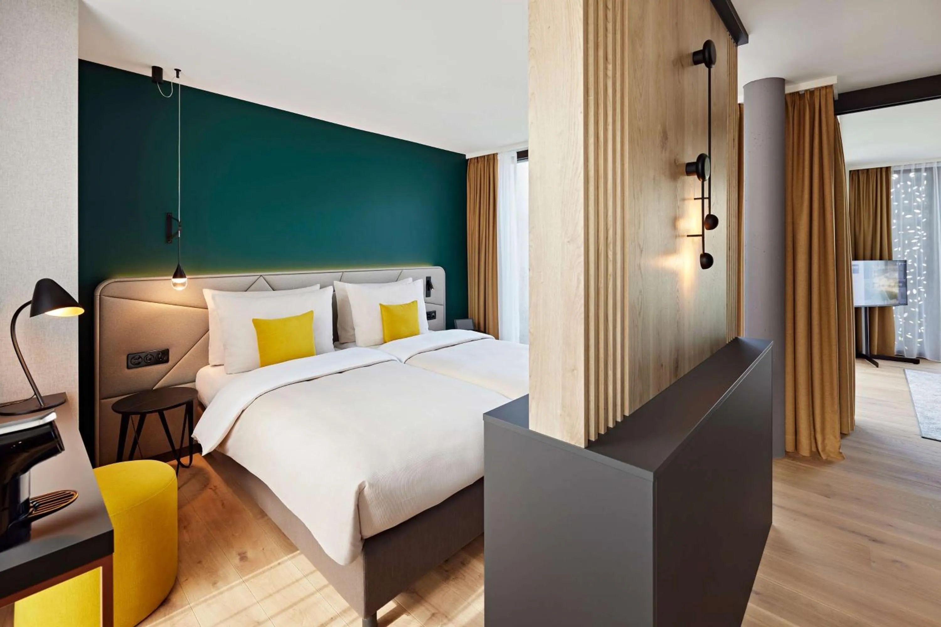 Photo of the whole room, Bed in Essential by Dorint Interlaken - New Opening