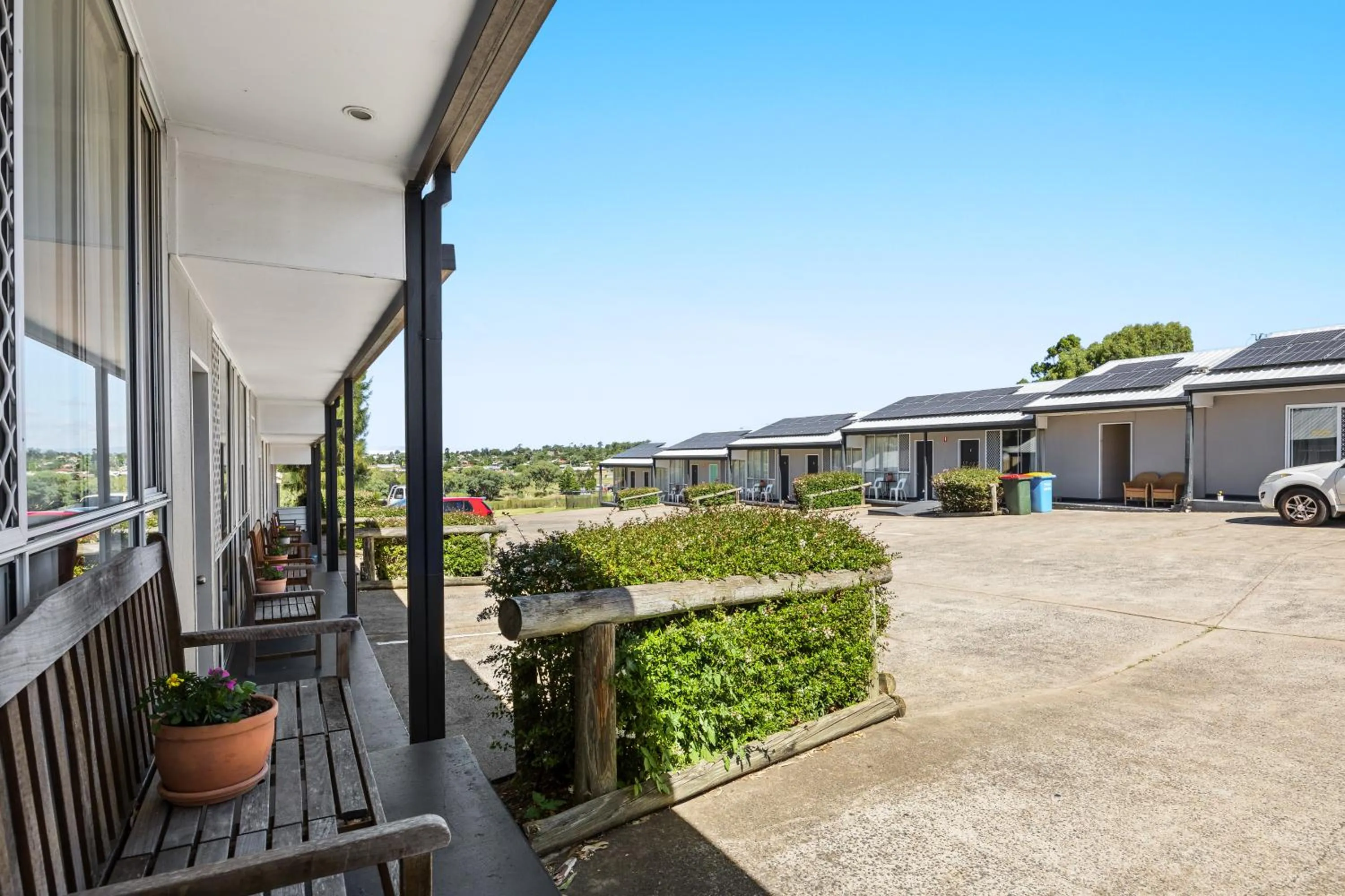 Balcony/Terrace in Alexander Motel