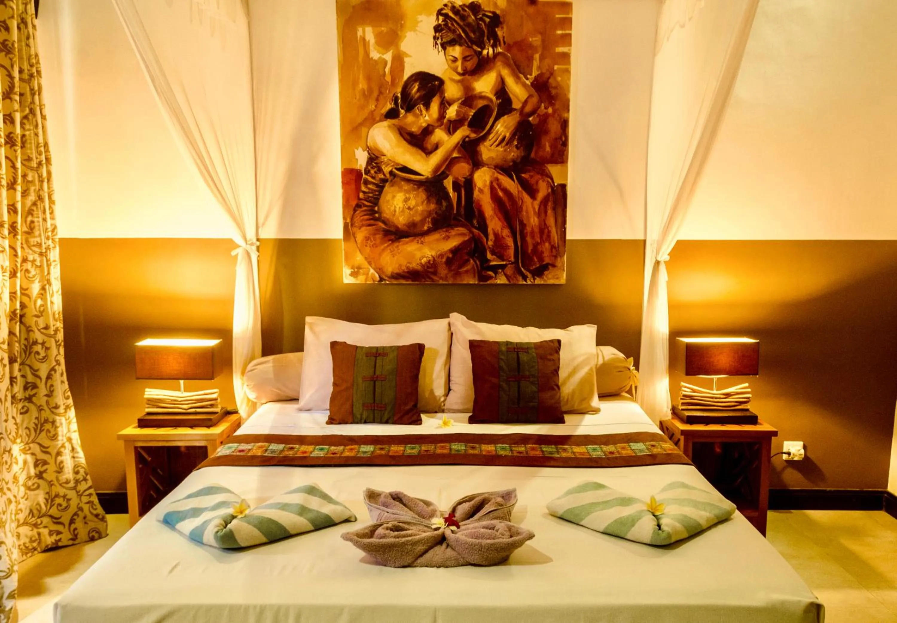 Bed in Minabali Bunga'lo