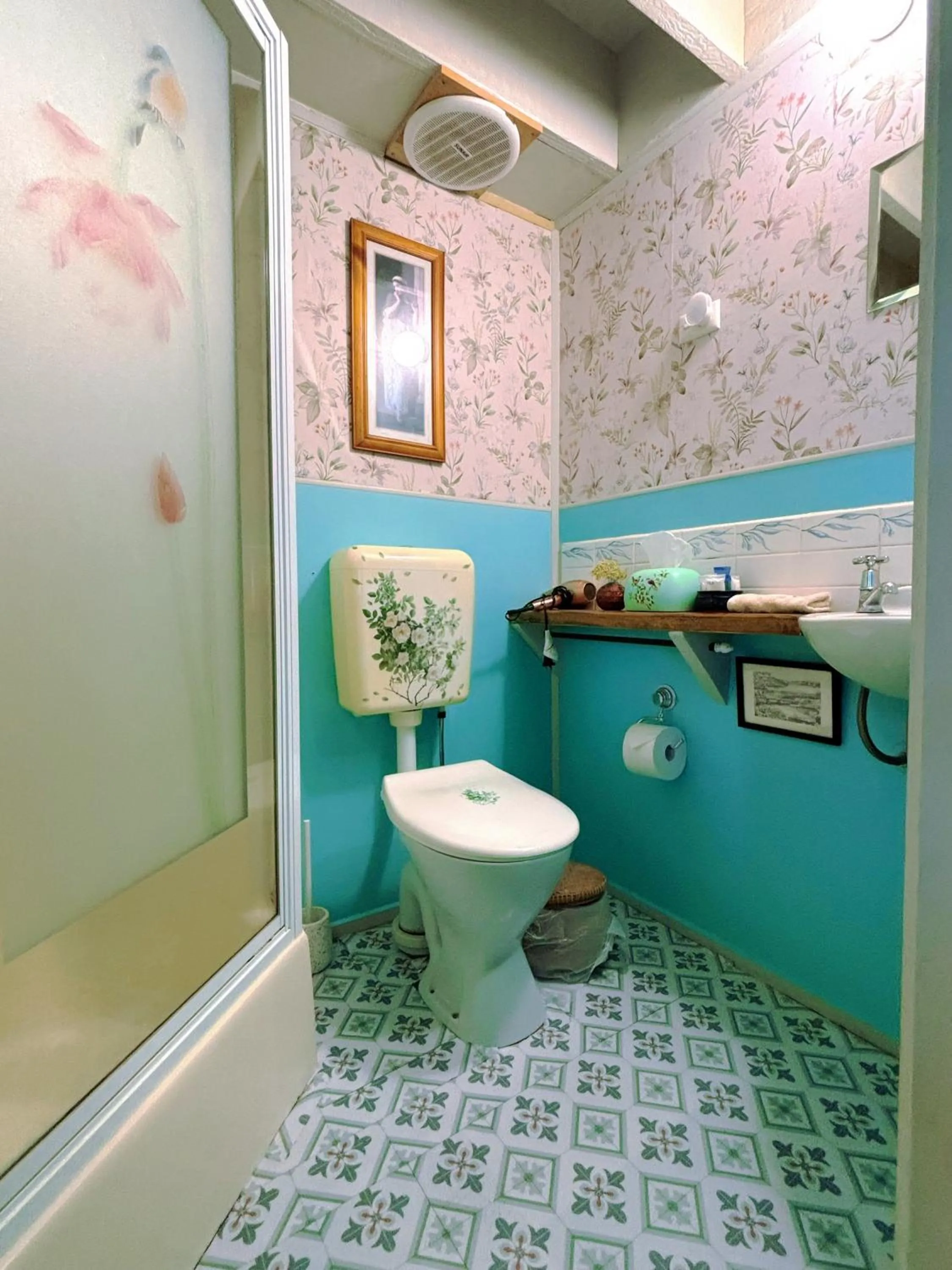 Shower in The Goat and Goose Bed & Breakfast