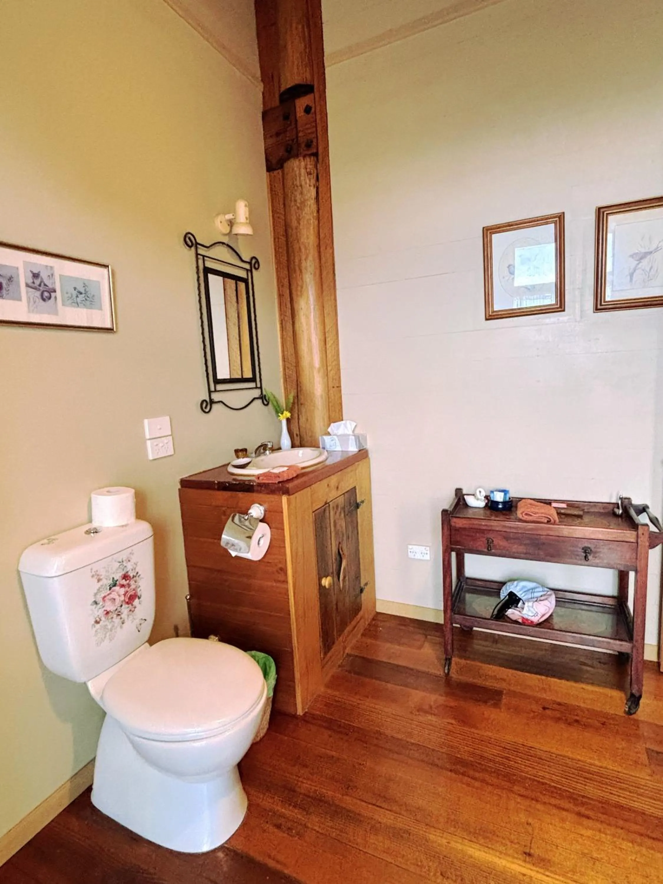 Toilet in The Goat and Goose Bed & Breakfast