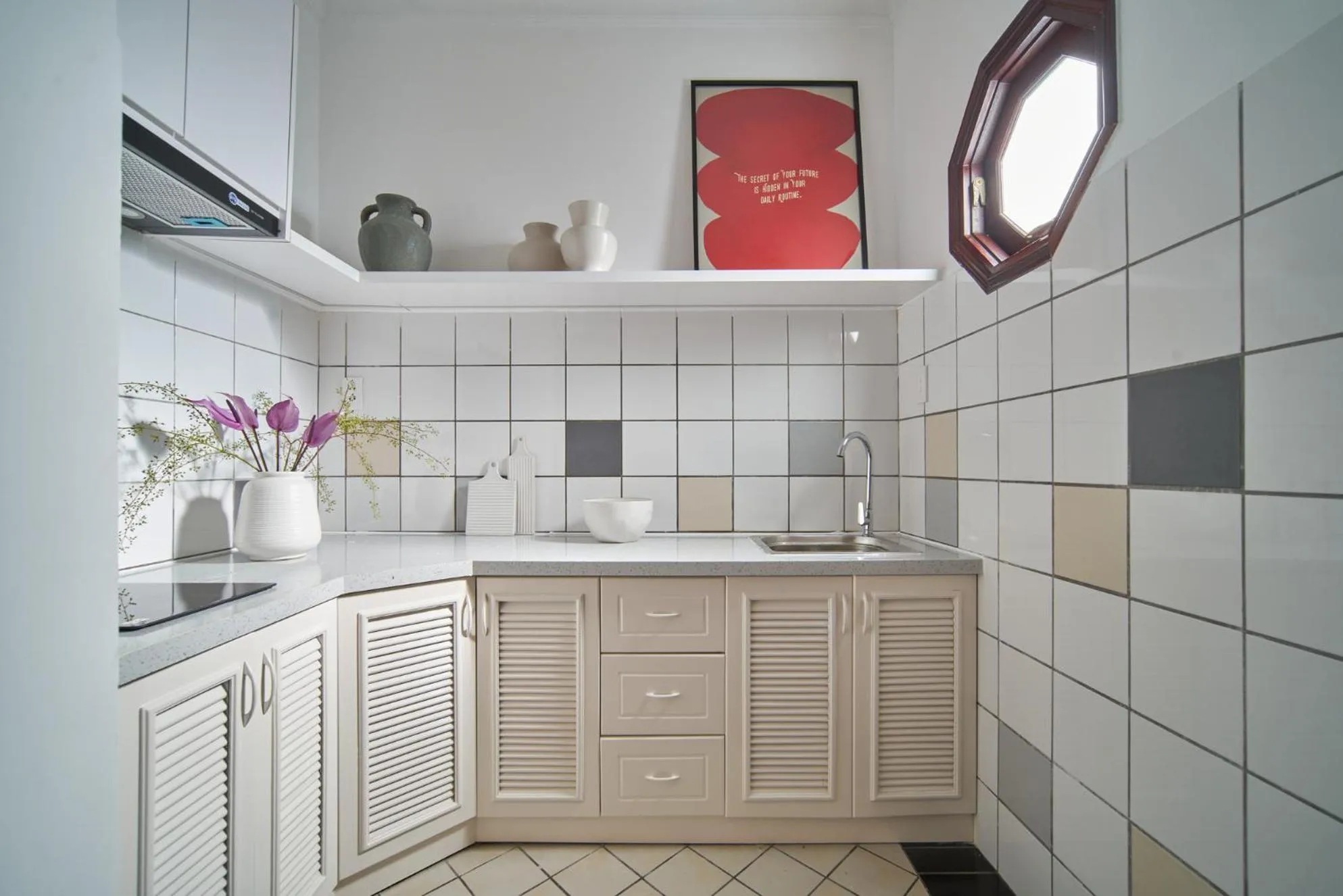 Kitchen or kitchenette in M Village Living Cách Mạng Tháng 8