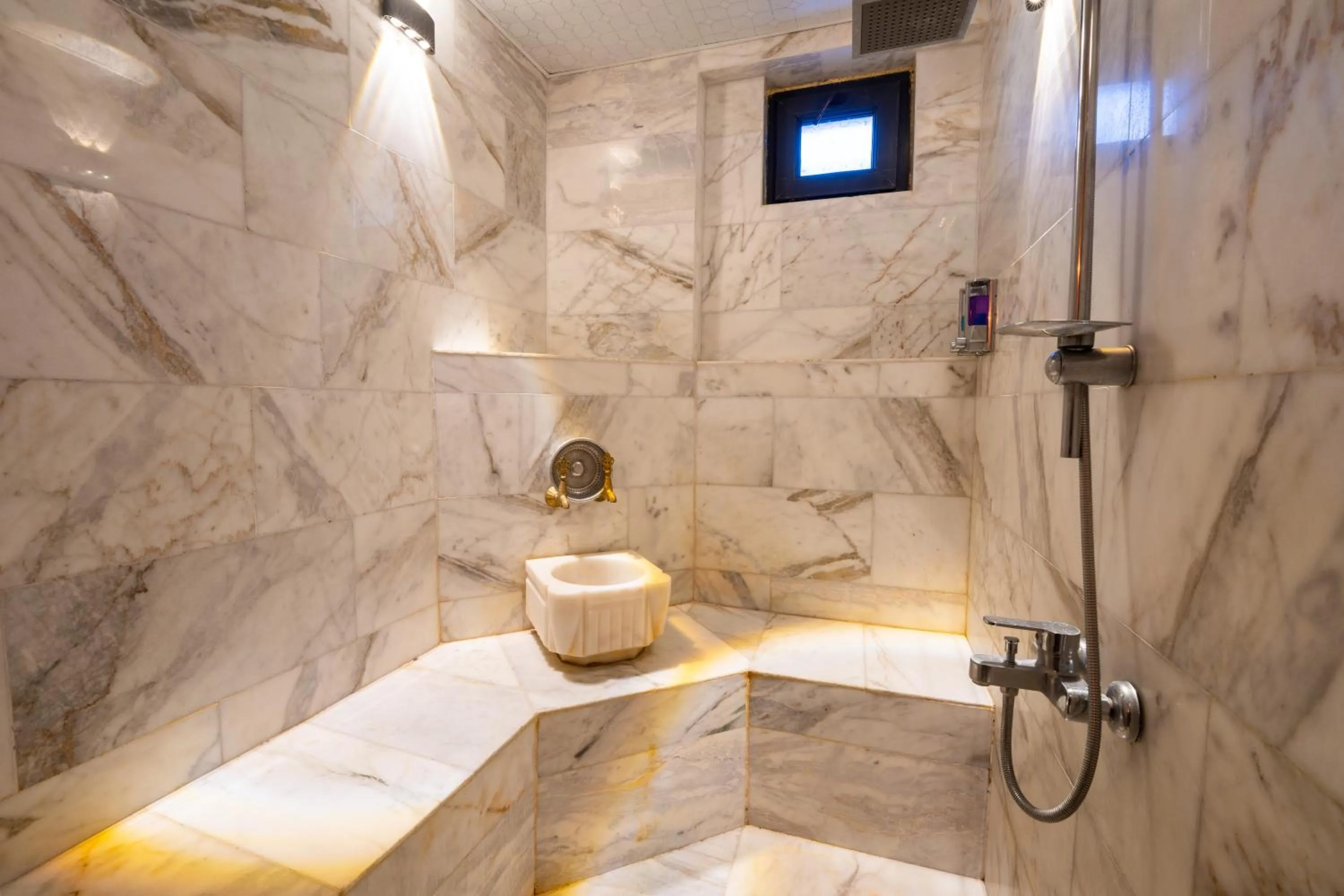 Bathroom in Rustic Caves