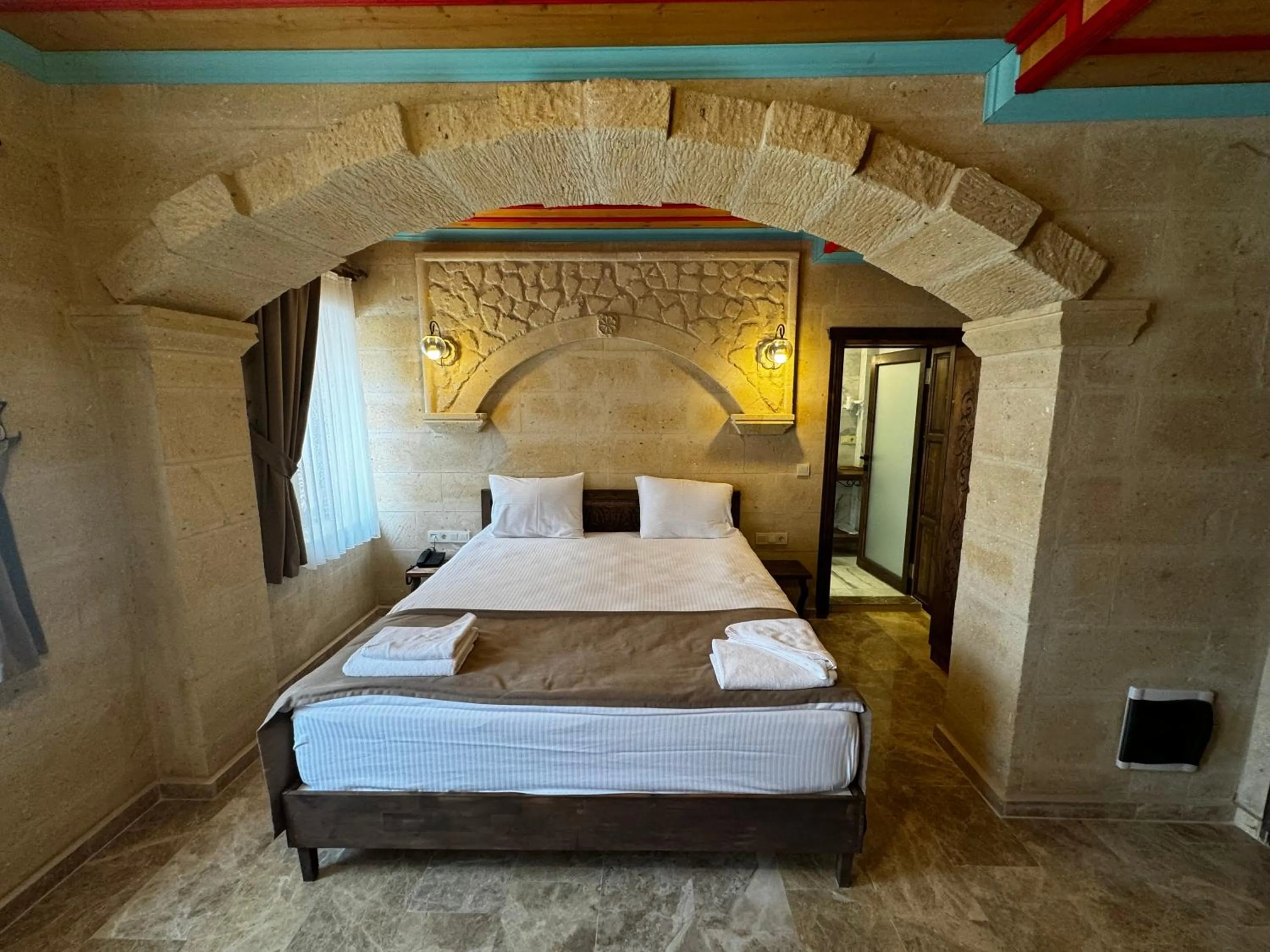 Bed in Rustic Caves