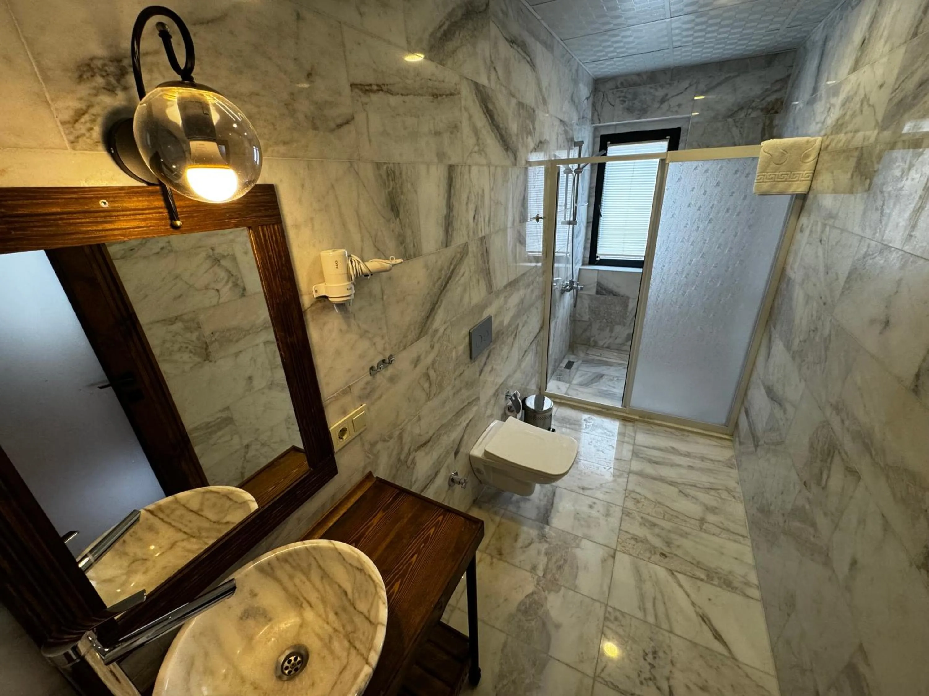 Shower in Rustic Caves