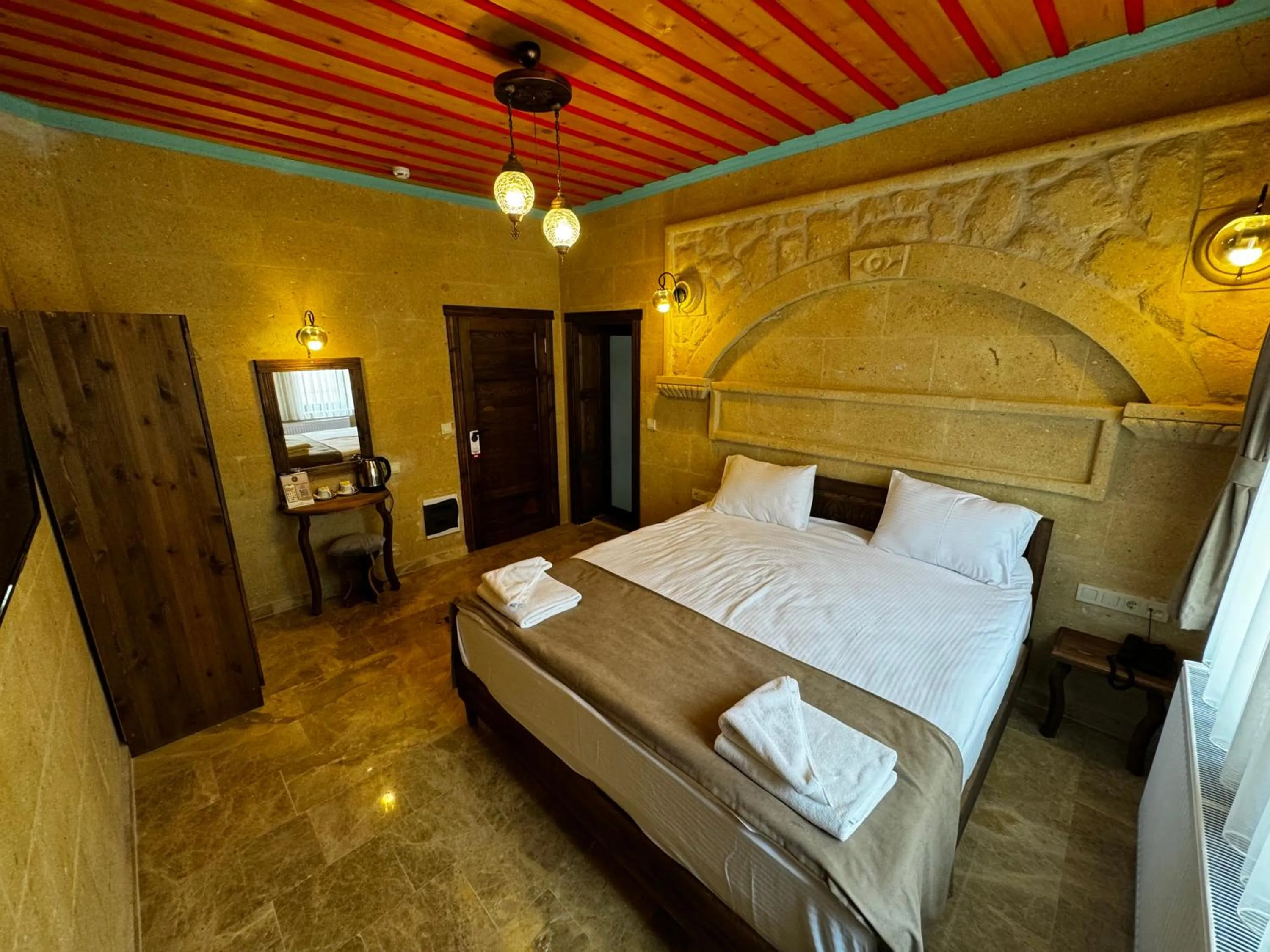 Nearby landmark, Bed in Rustic Caves