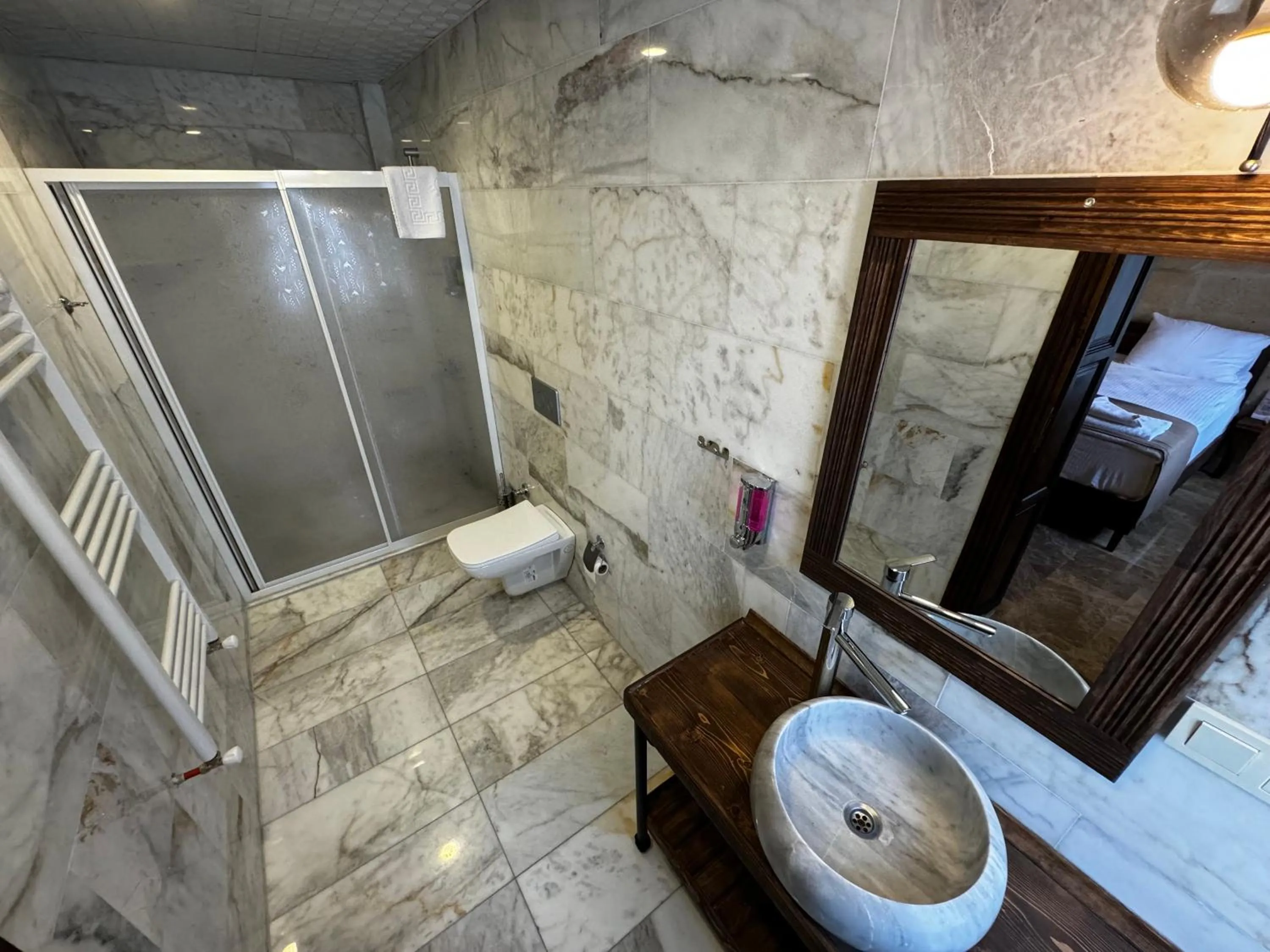 Shower in Rustic Caves