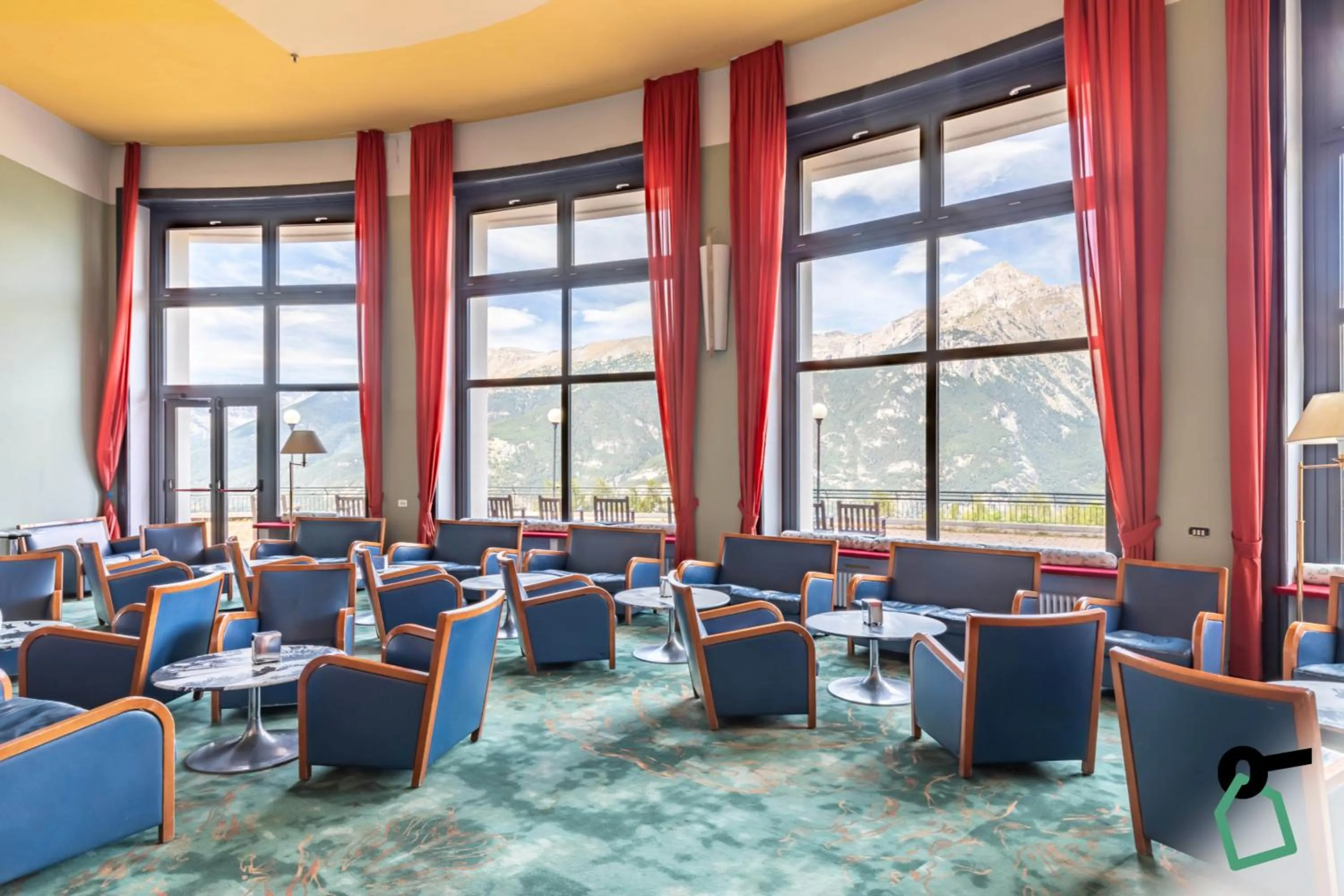 Seating area in Hotiday Sauze Torre