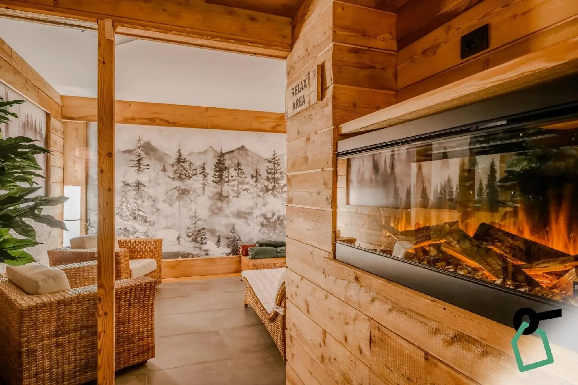 Living room in Hotiday Sauze Torre Living room in Hotiday Sauze Torre