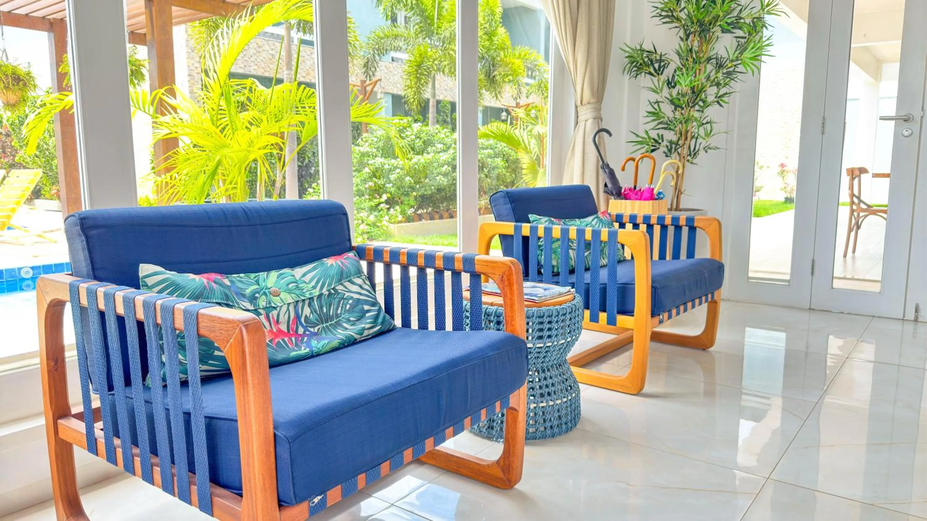 Lobby or reception in Pousada Diane