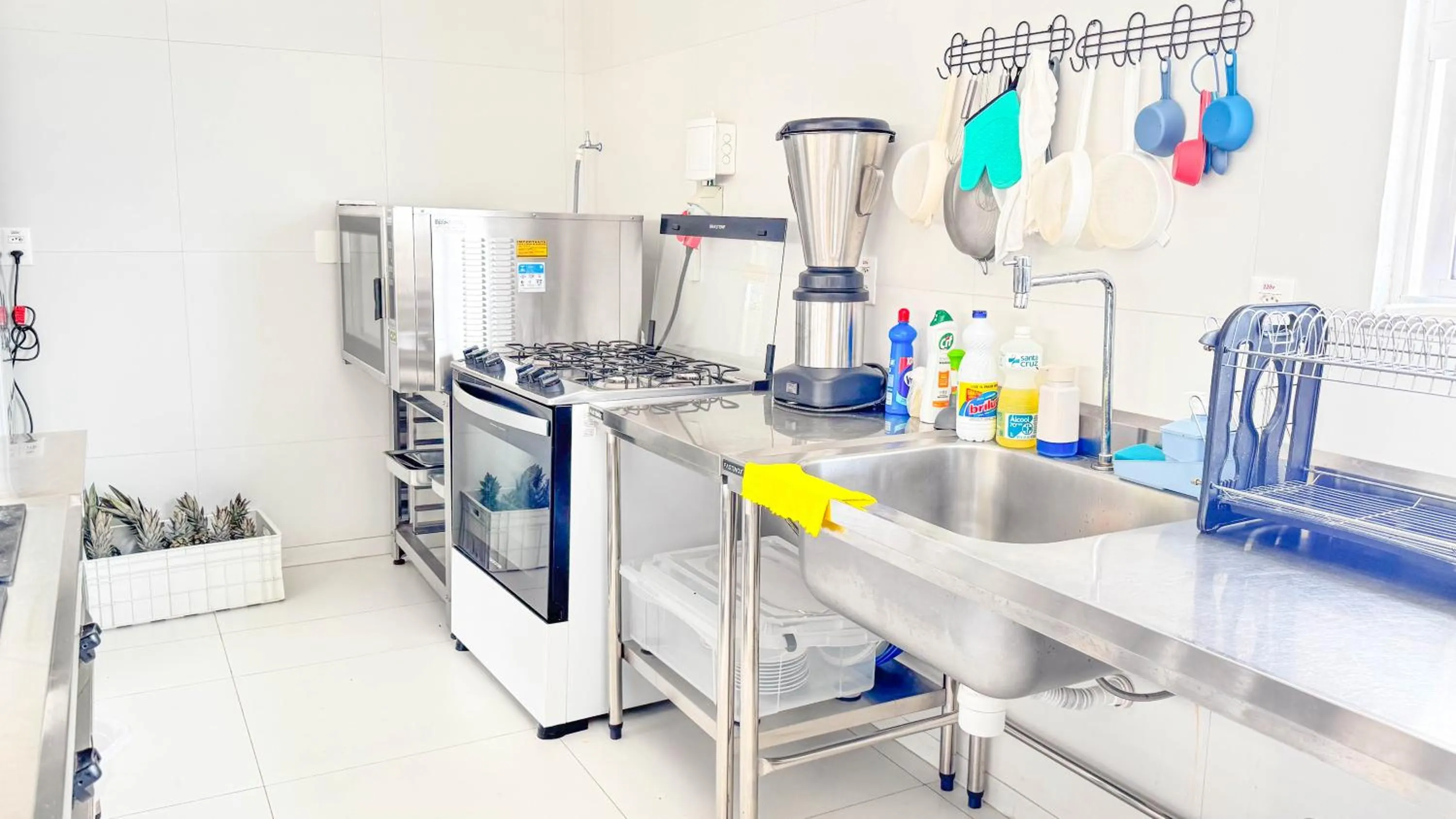 kitchen in Pousada Diane