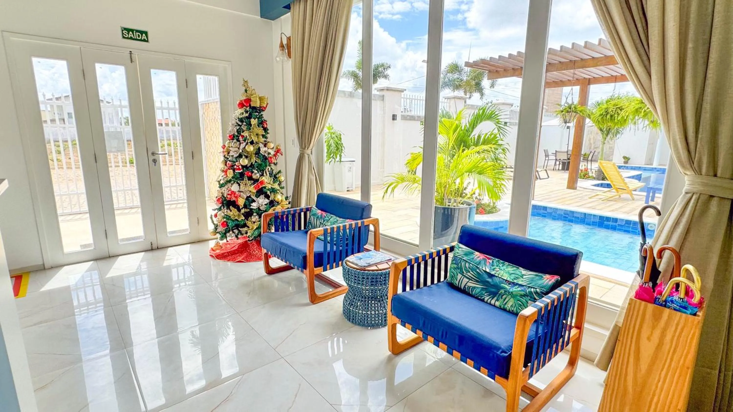 Lobby or reception in Pousada Diane