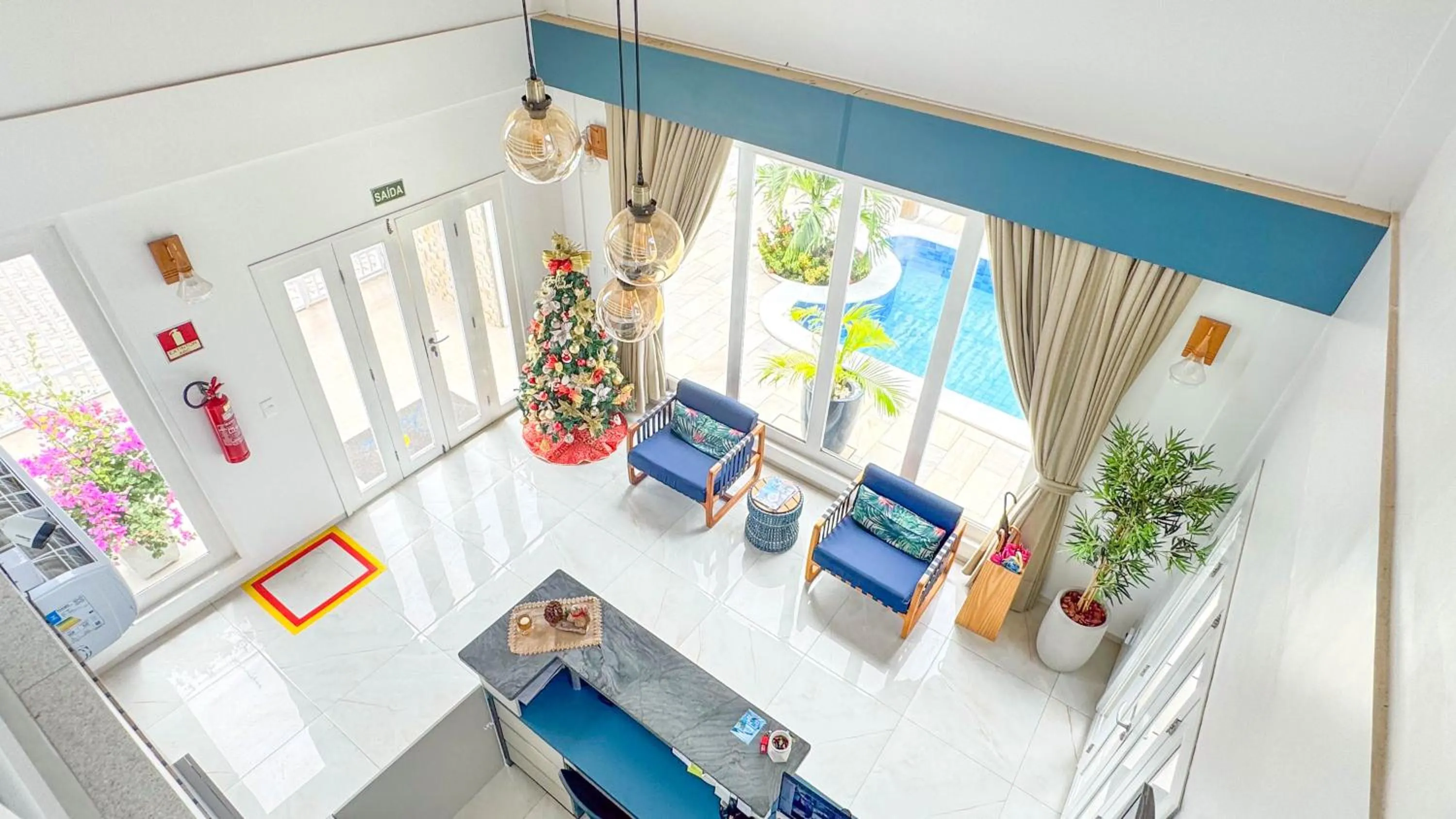 Lobby or reception in Pousada Diane