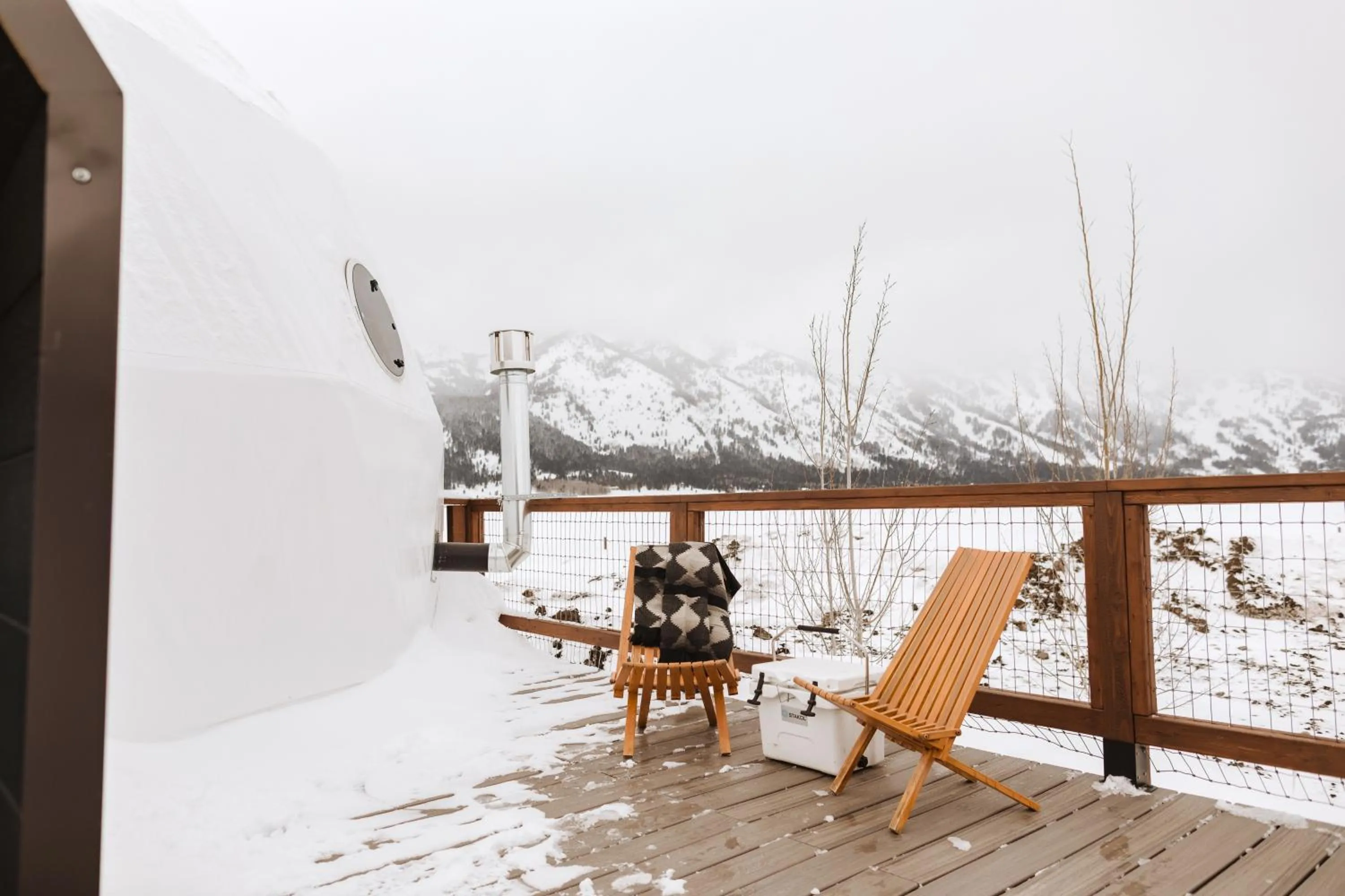Patio in Tammah Jackson Hole