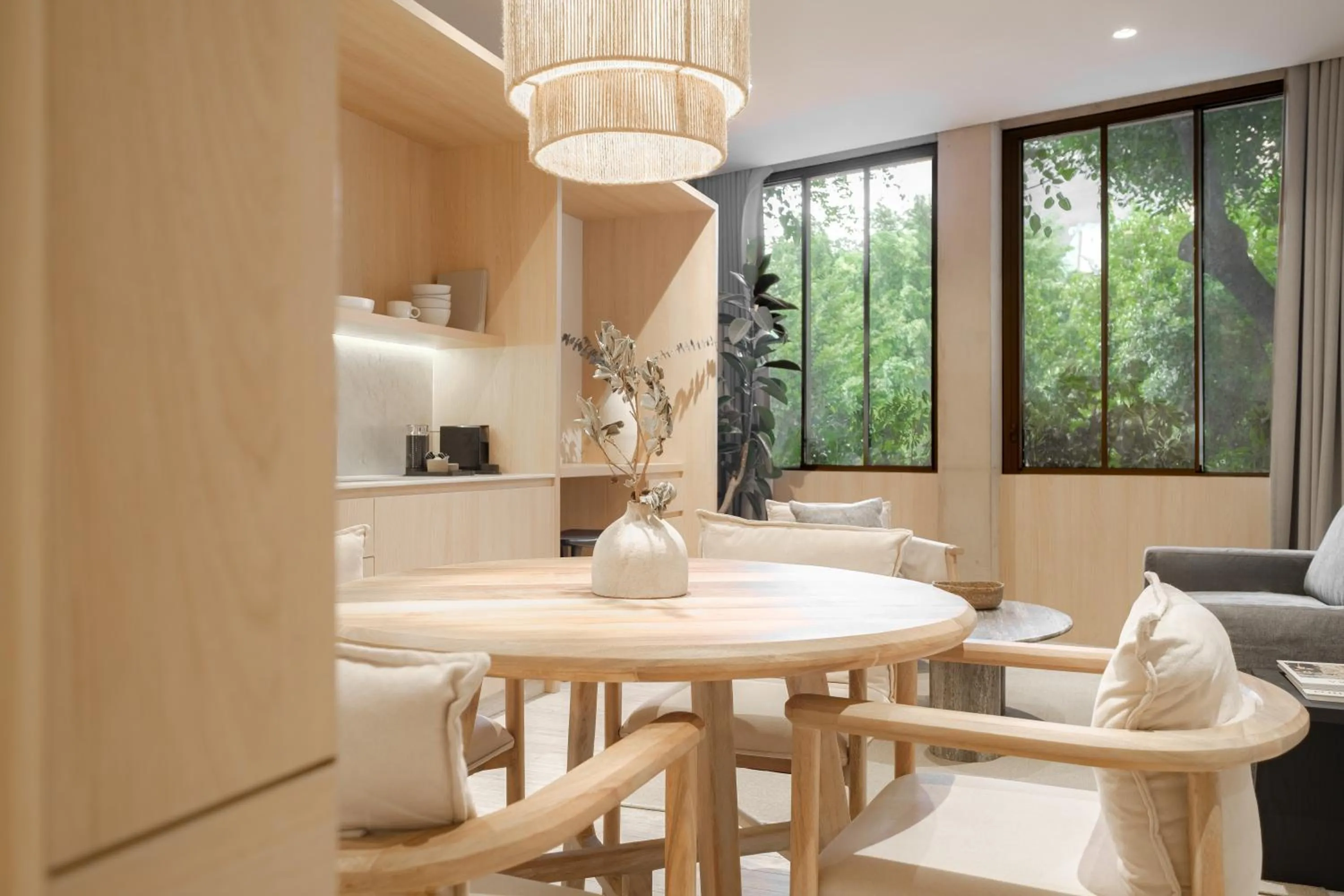 Dining area in ONTO Tonalá Mexico City