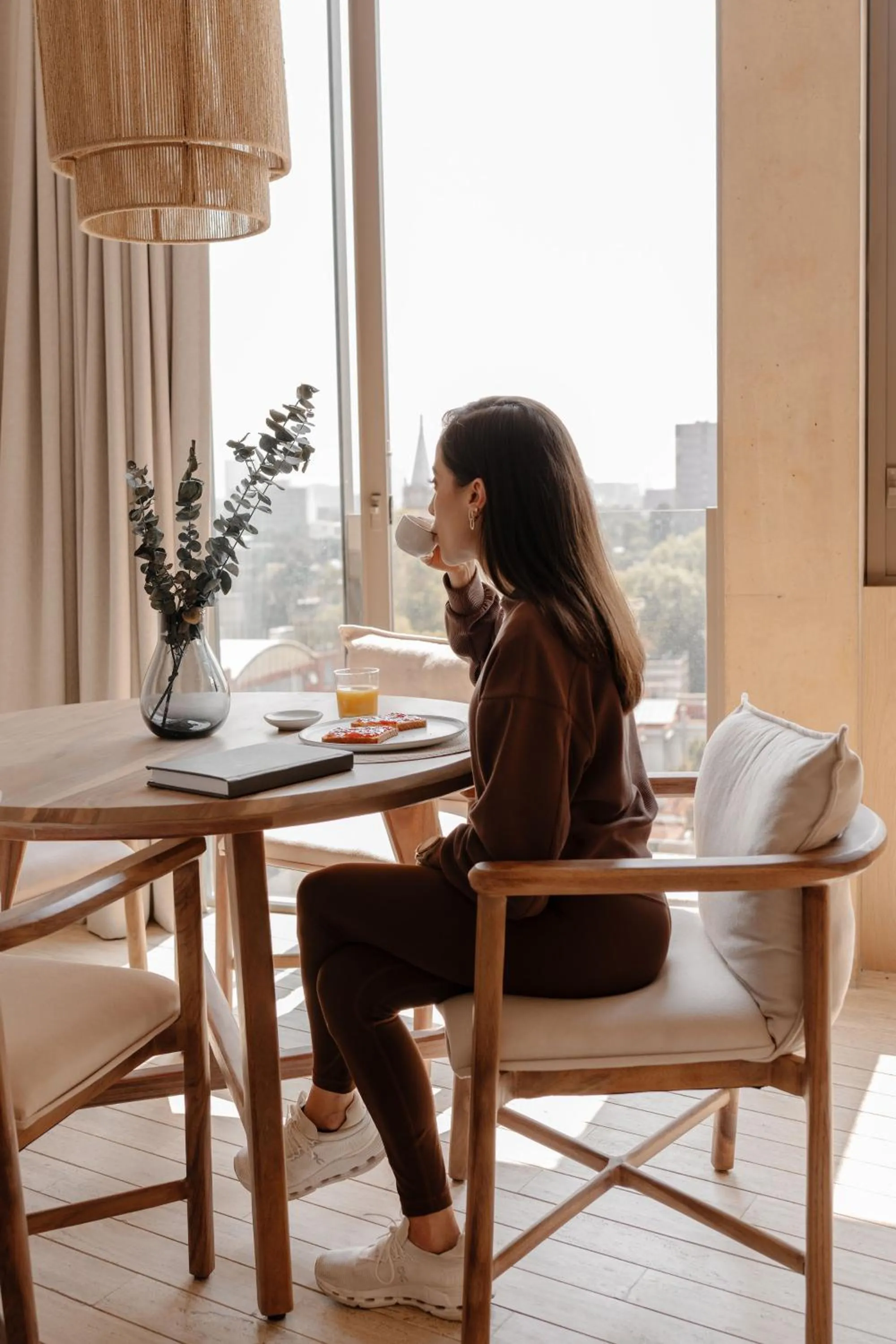 Dining area in ONTO Tonalá Mexico City