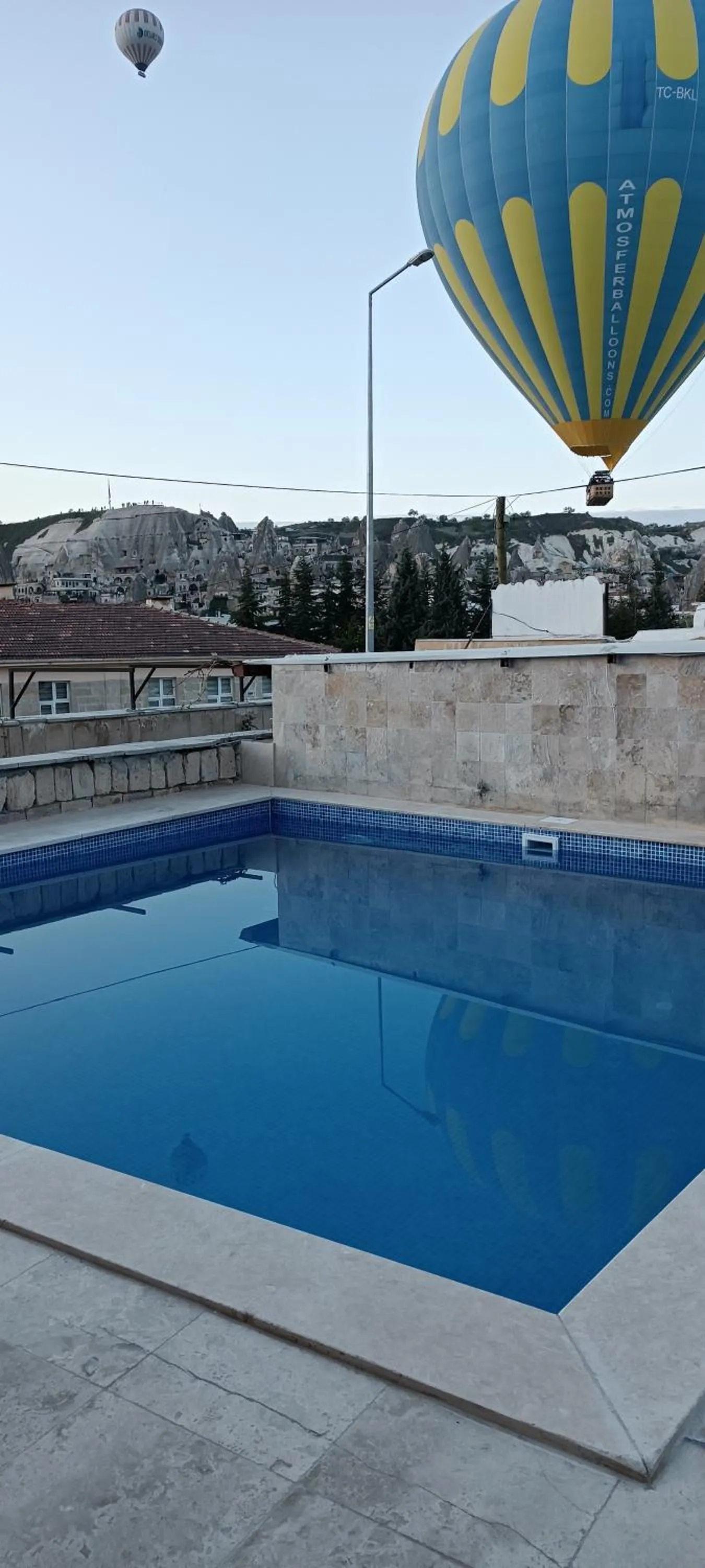 Pool view in Cappa Cave Hotel
