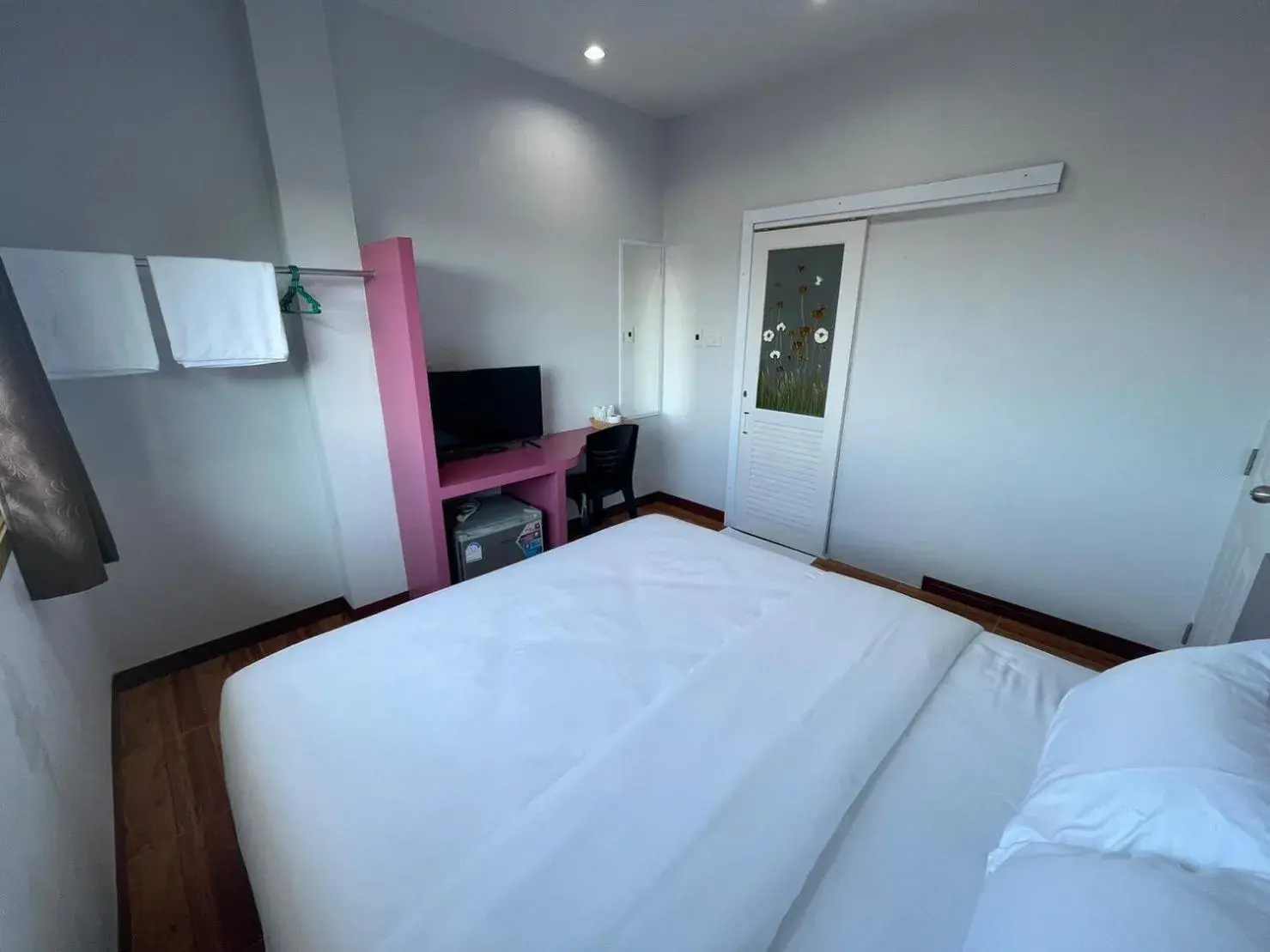 Bed in Chiang Kham Ruk Khun Hotel Bed in Chiang Kham Ruk Khun Hotel