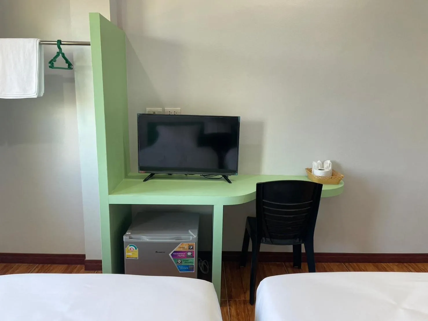 TV and multimedia, Bed in Chiang Kham Ruk Khun Hotel