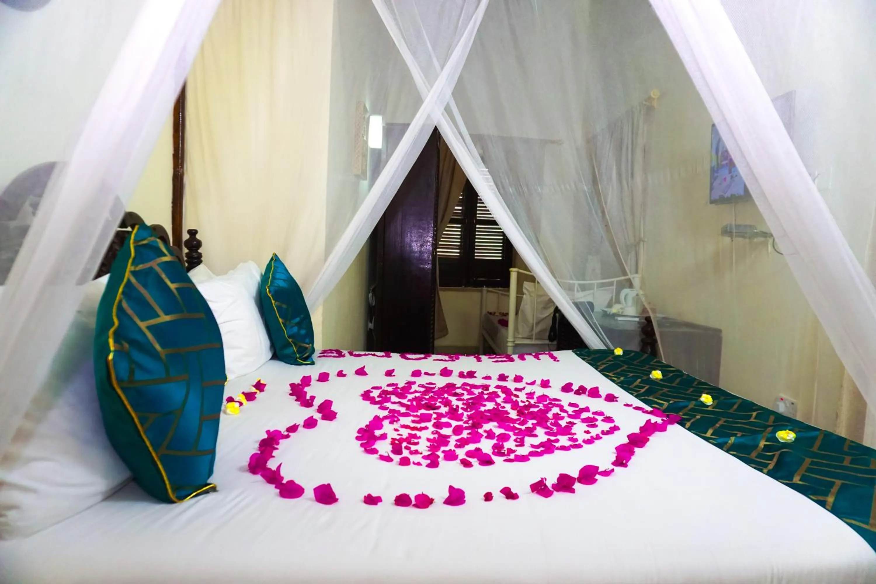 Bed in Al Johari Hotel & Spa