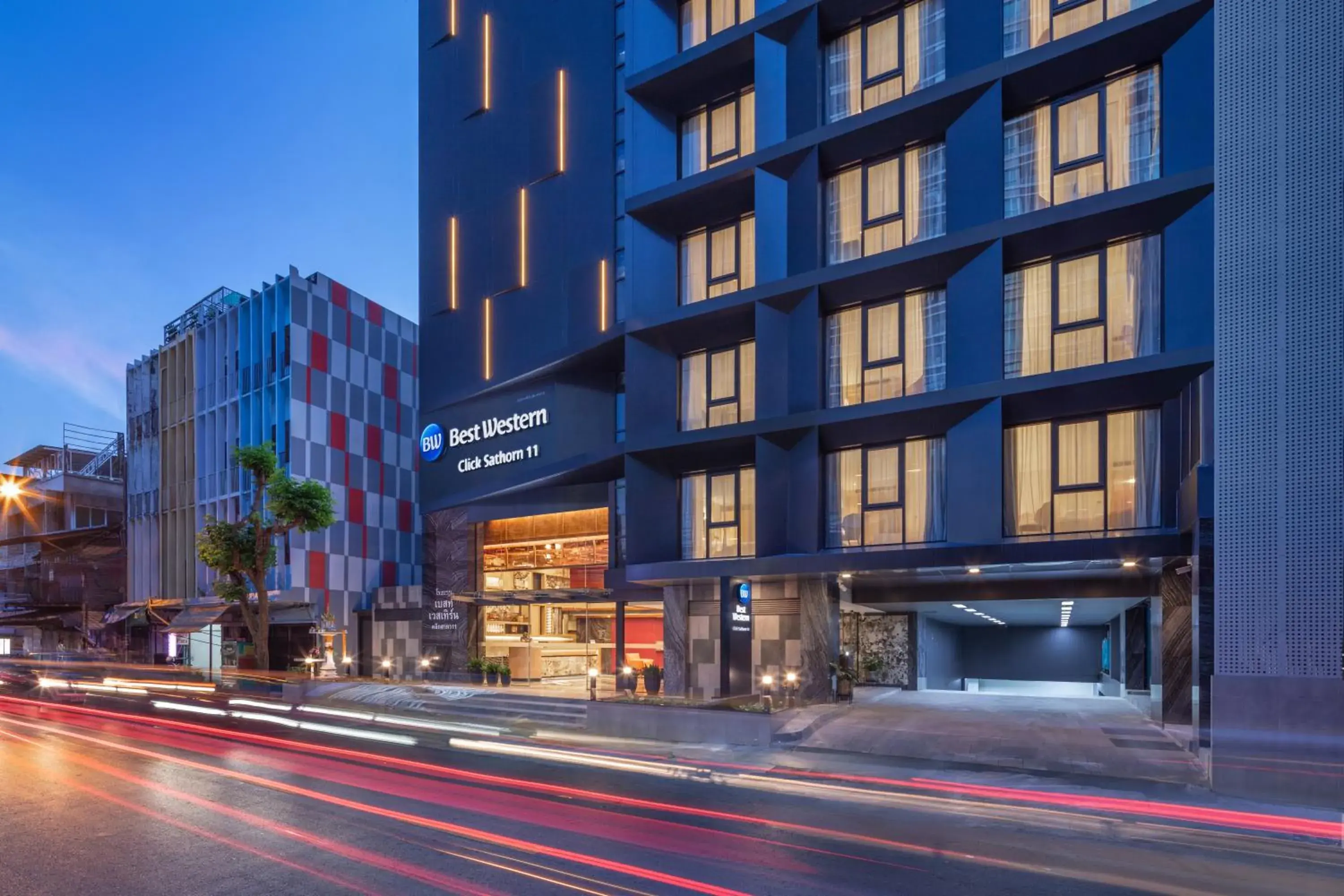Property building in Best Western Click Sathorn 11 Bangkok Property building in Best Western Click Sathorn 11 Bangkok