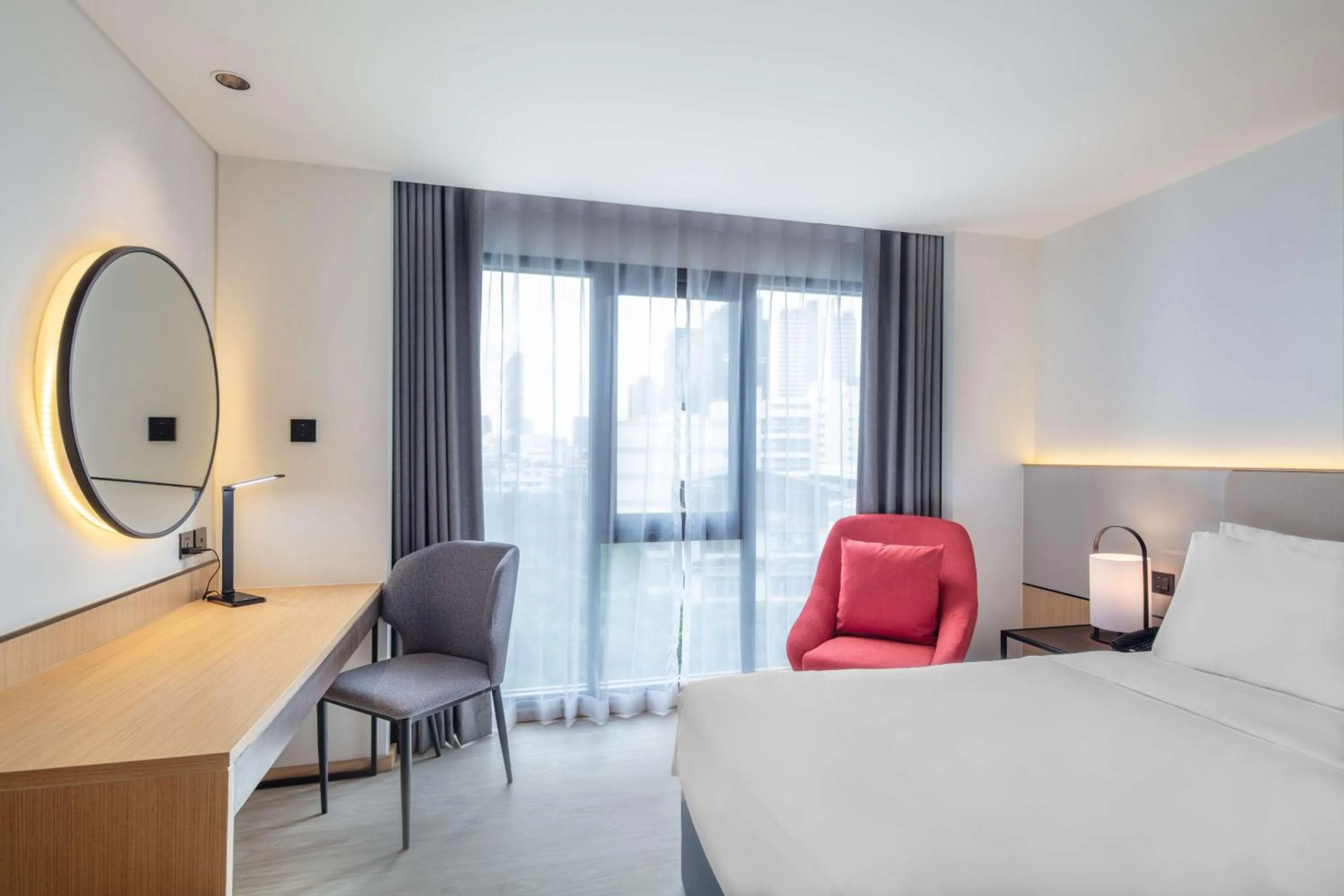 Decorative detail, Bed in Best Western Click Sathorn 11 Bangkok