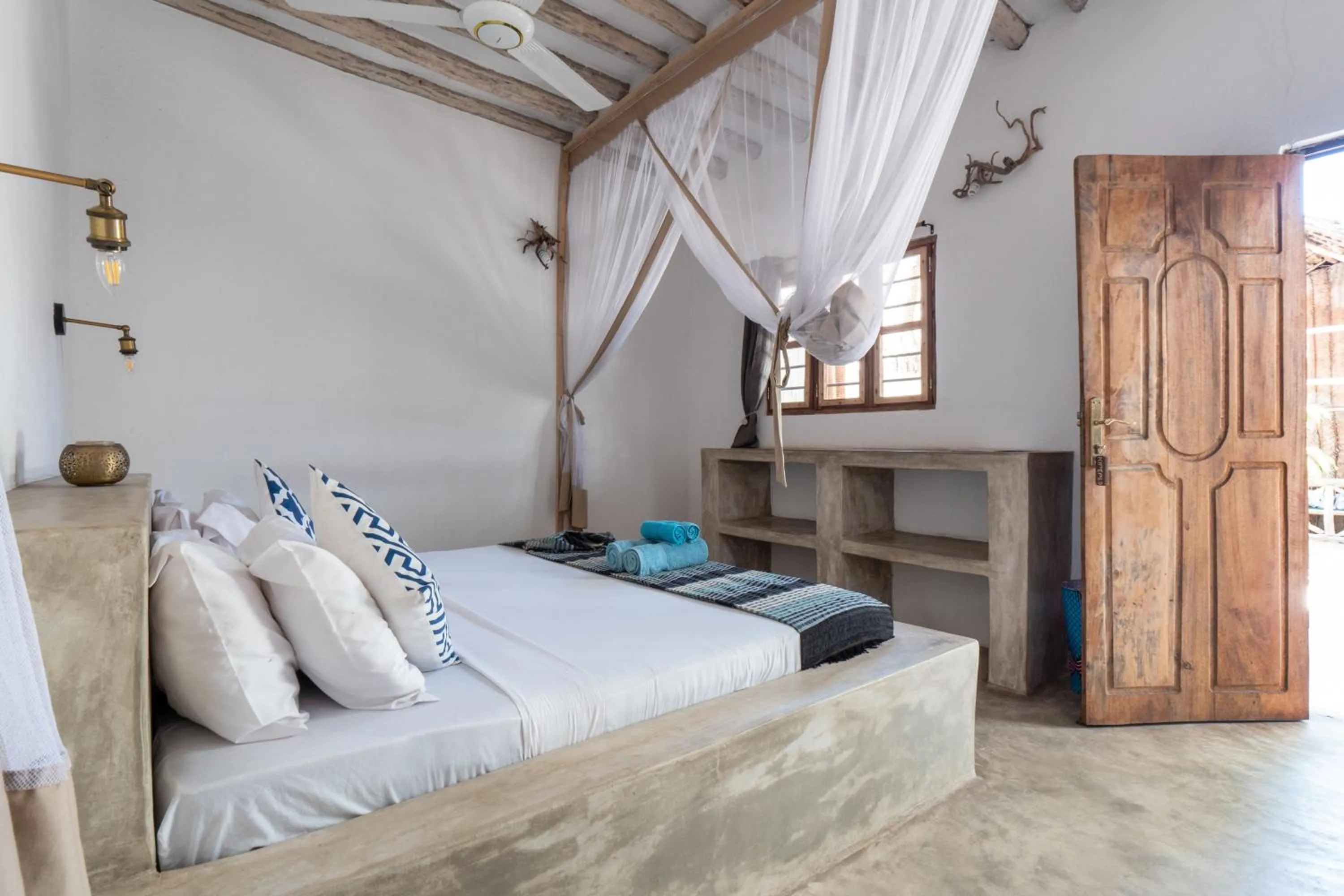 Bedroom, Bed in Bahari Beach Bungalows