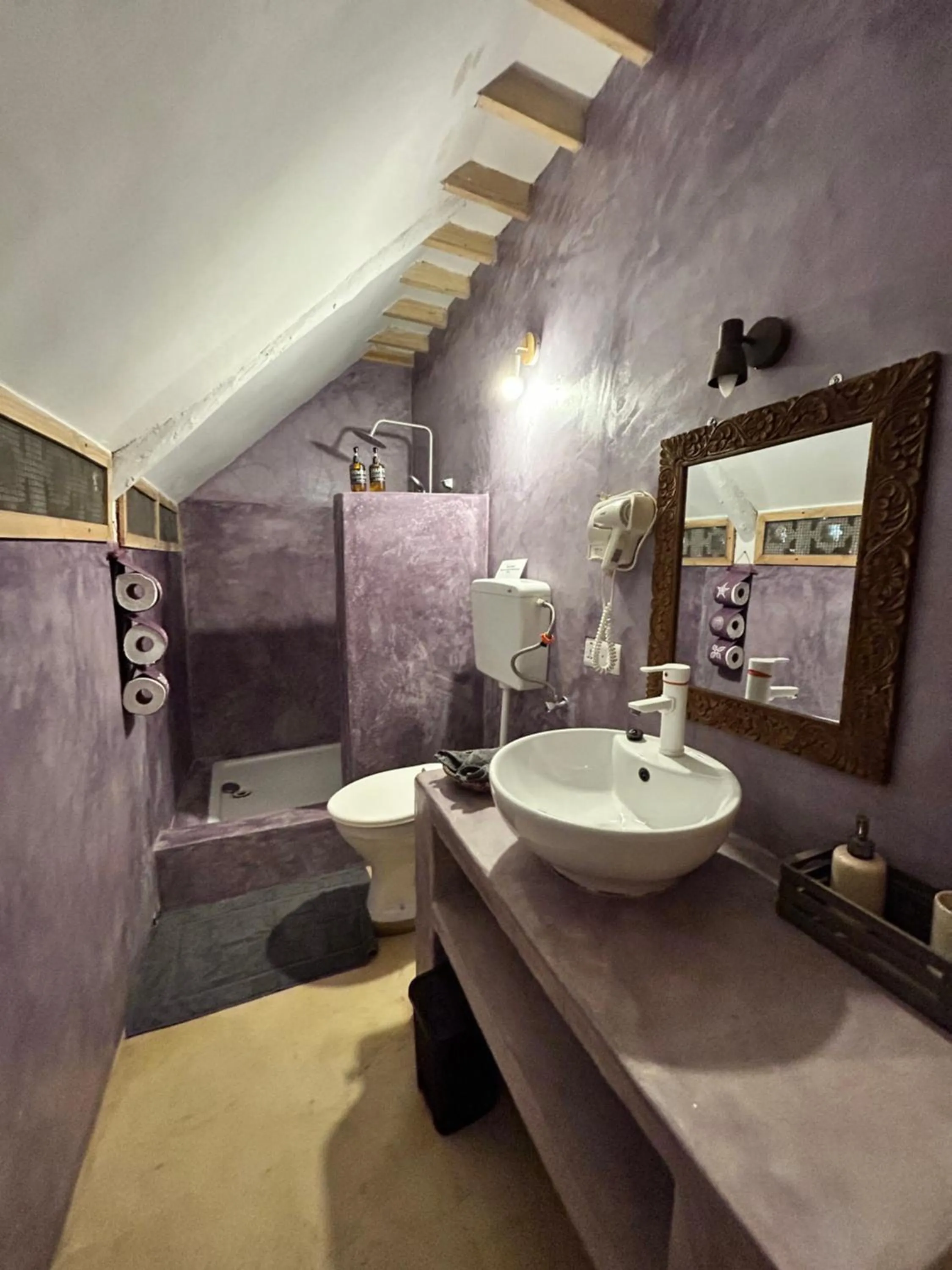 Bathroom in Bahari Beach Bungalows