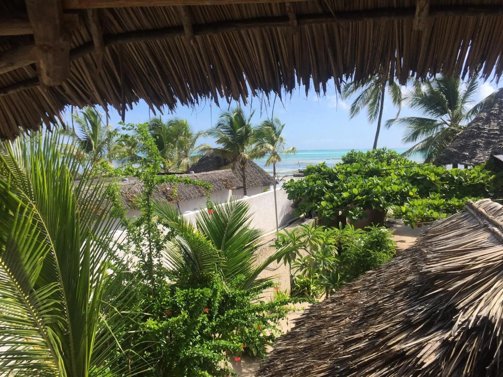 Sea view in Bahari Beach Bungalows