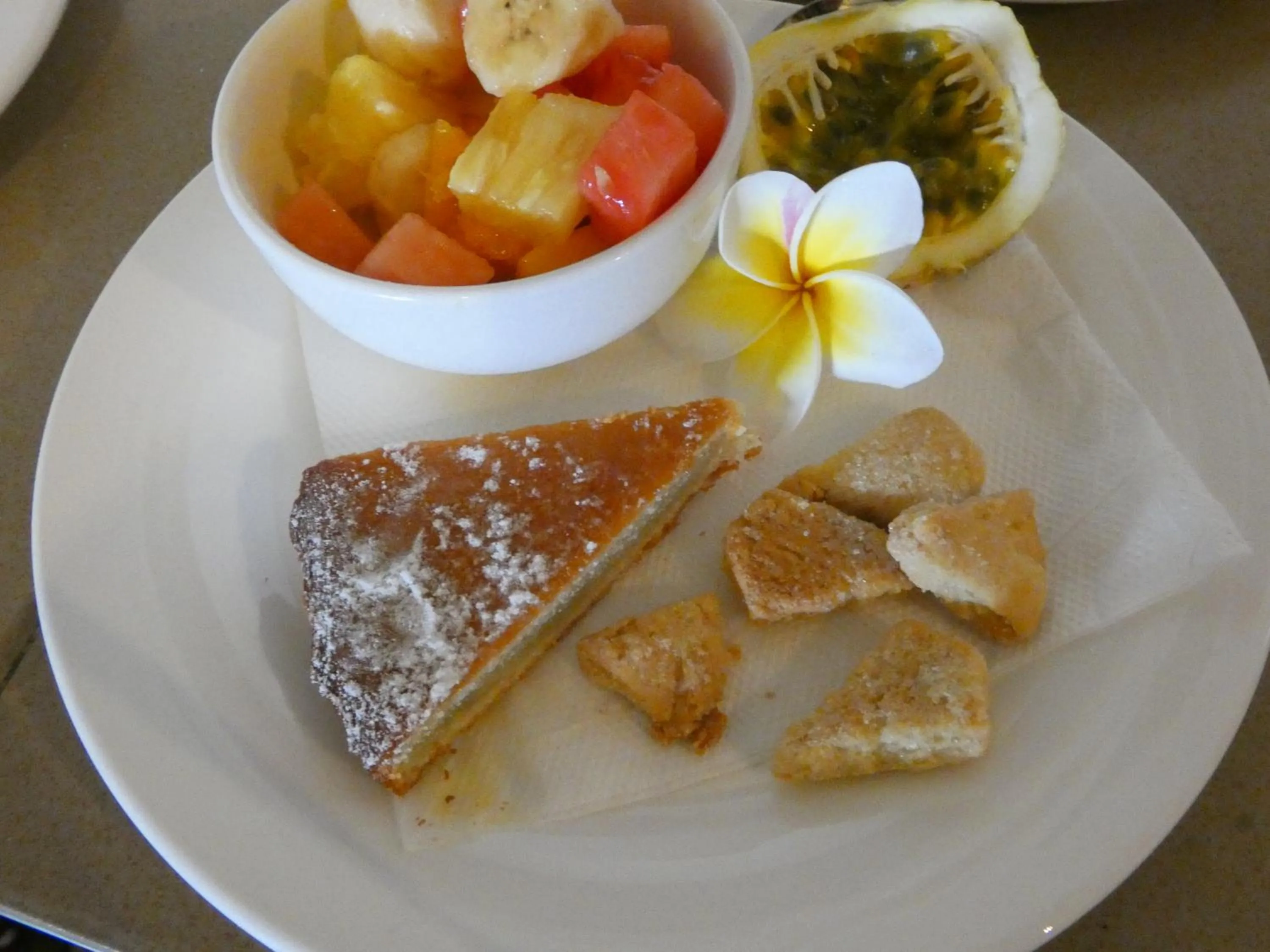 Breakfast in Bahari Beach Bungalows