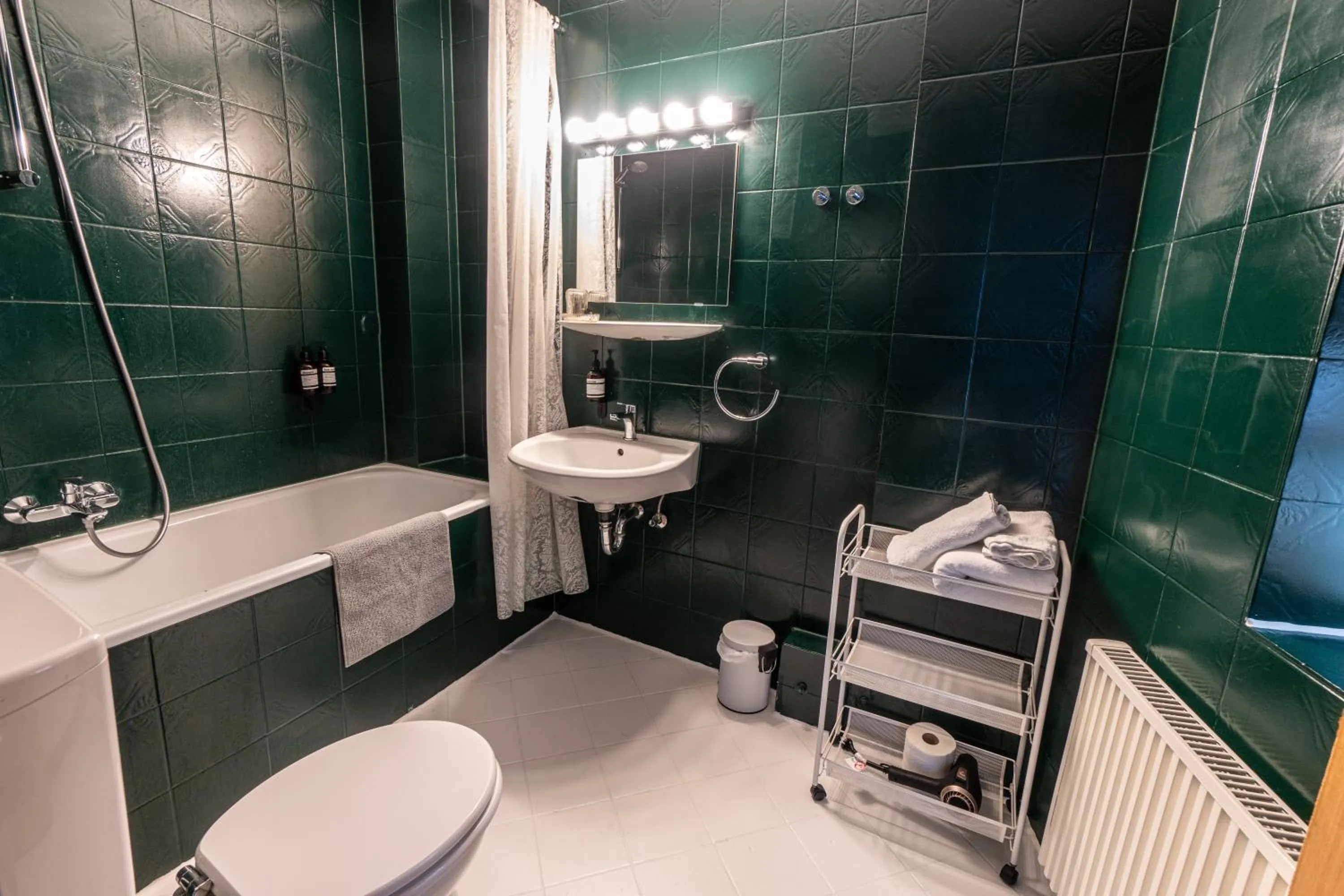 Shower in Hotel Ziegenhagen