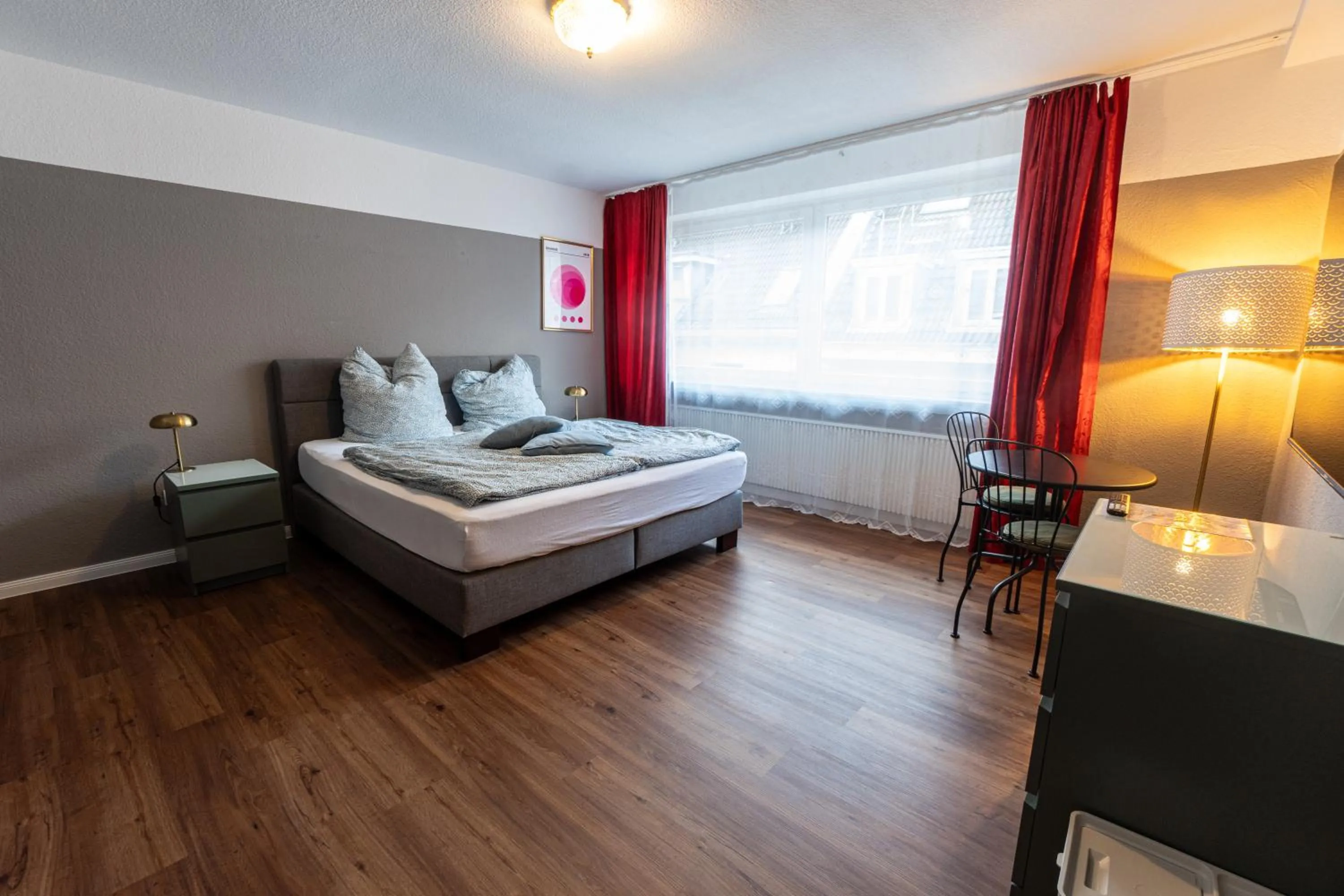 Bed in Hotel Ziegenhagen