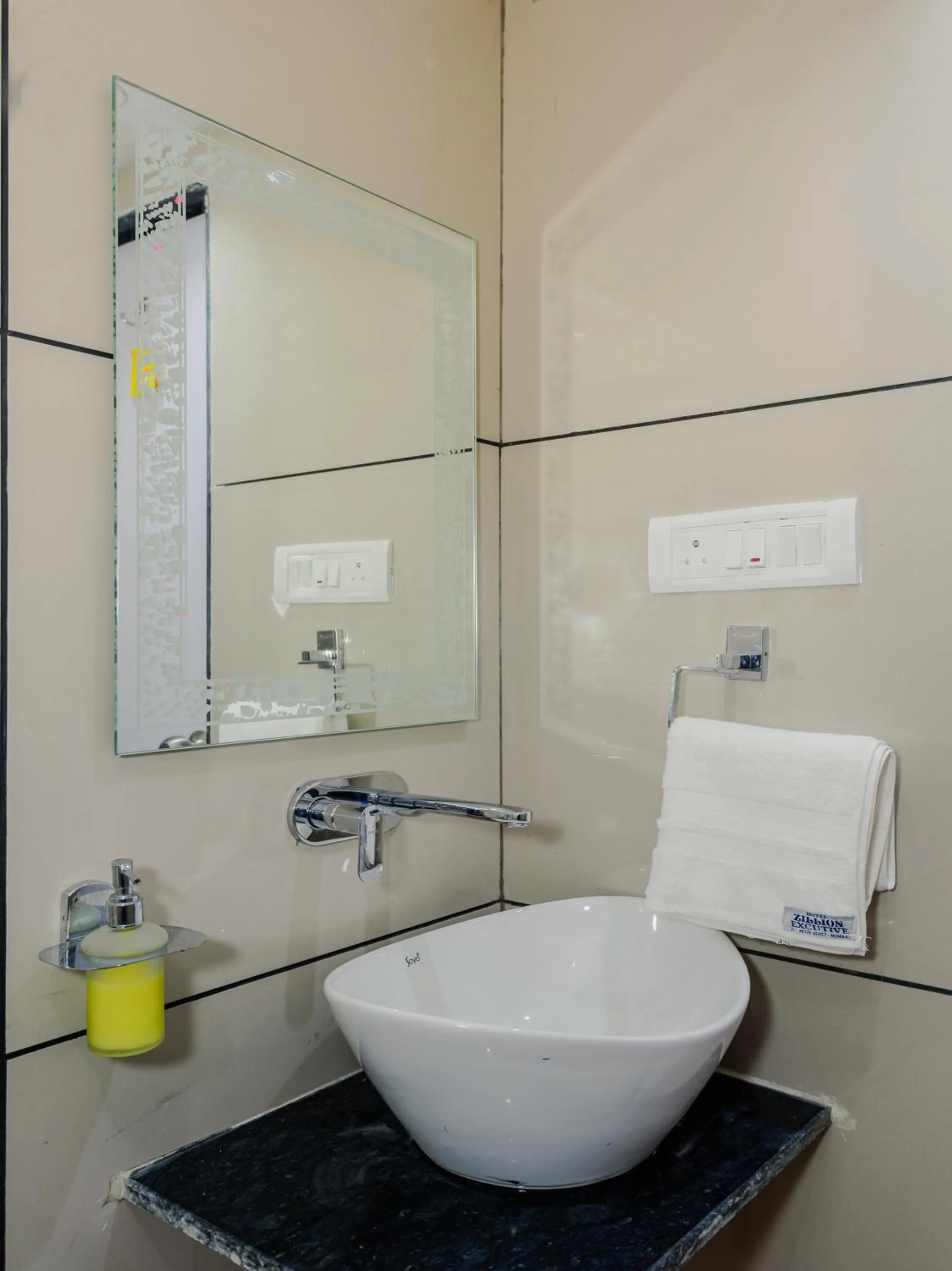 Shower in Hotel Zillion Executive - Kurla West Mumbai