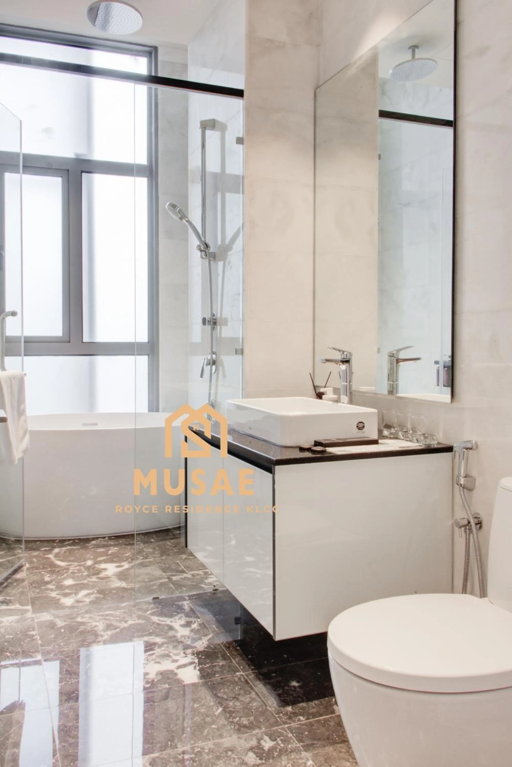 Shower in Royce Residence KLCC by MUSAE Kuala Lumpur