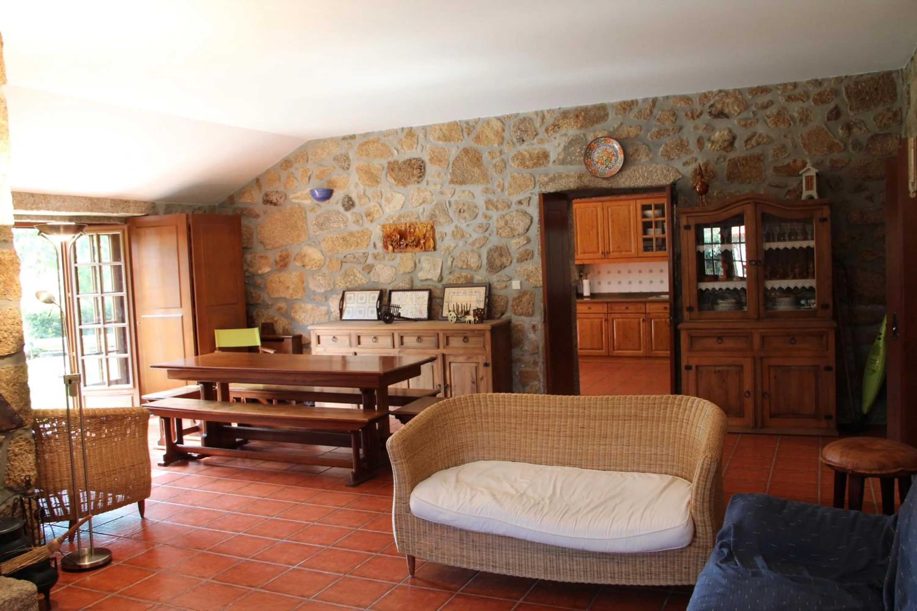 Dining area in Casa de Panque