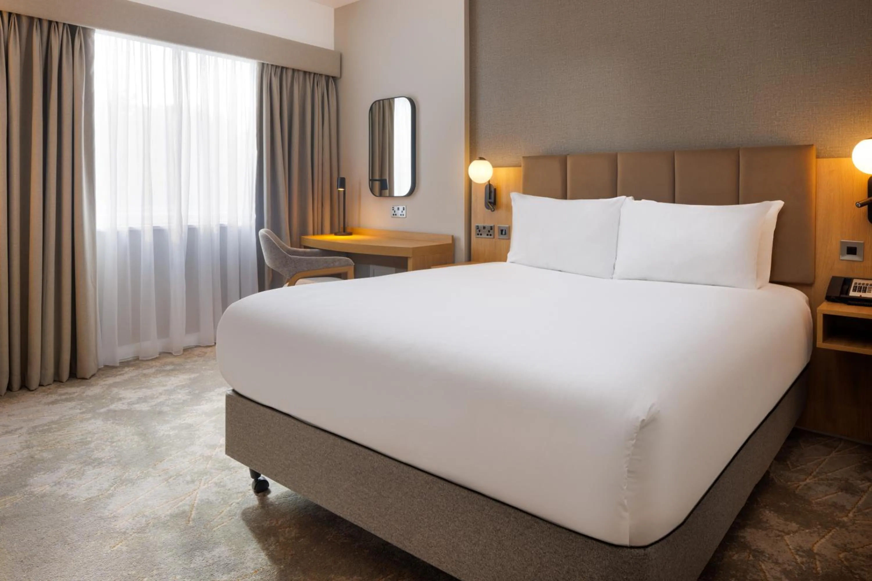 Bedroom, Bed in Crowne Plaza London - Gatwick Airport by IHG