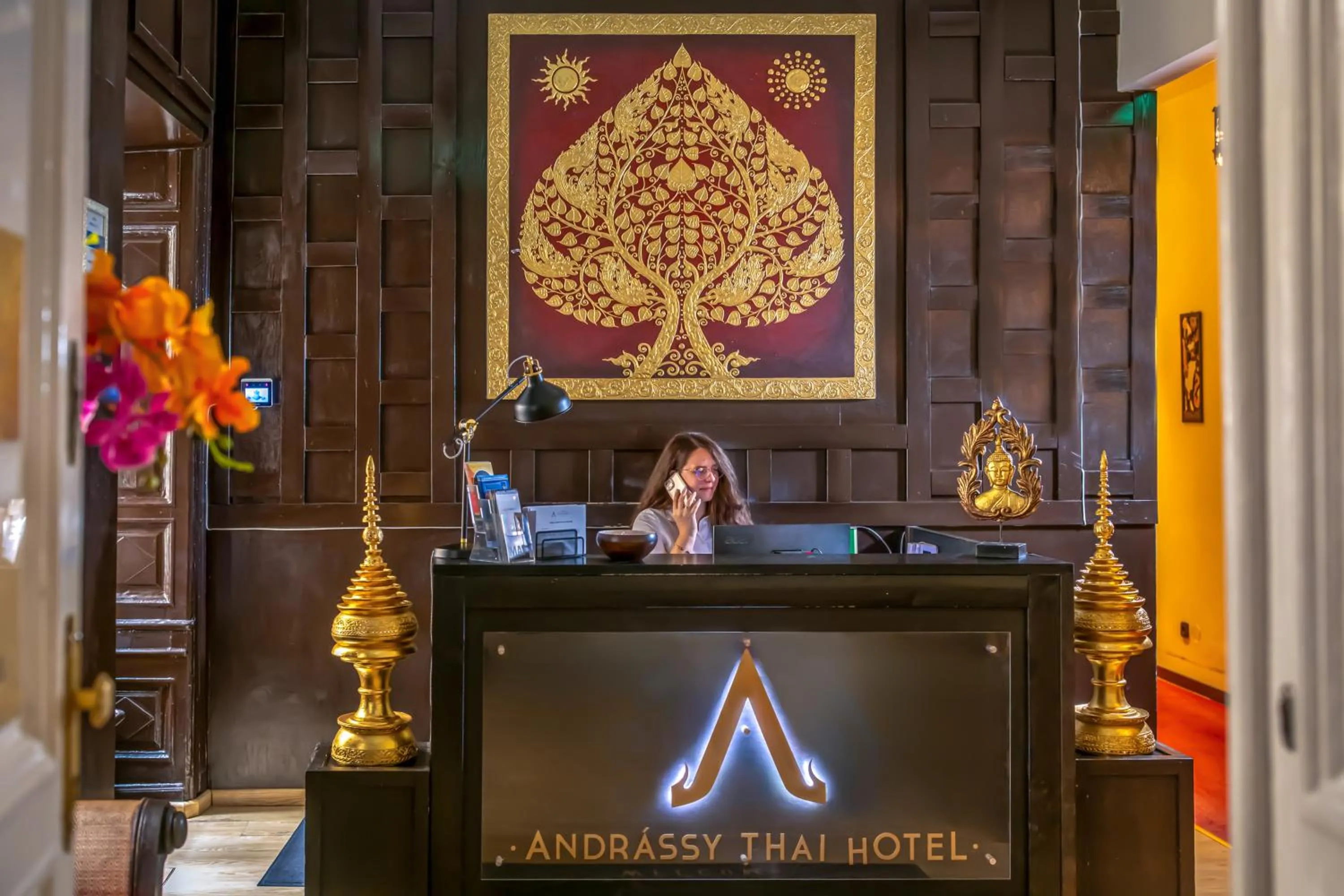 Lobby or reception in Andrassy Thai Hotel