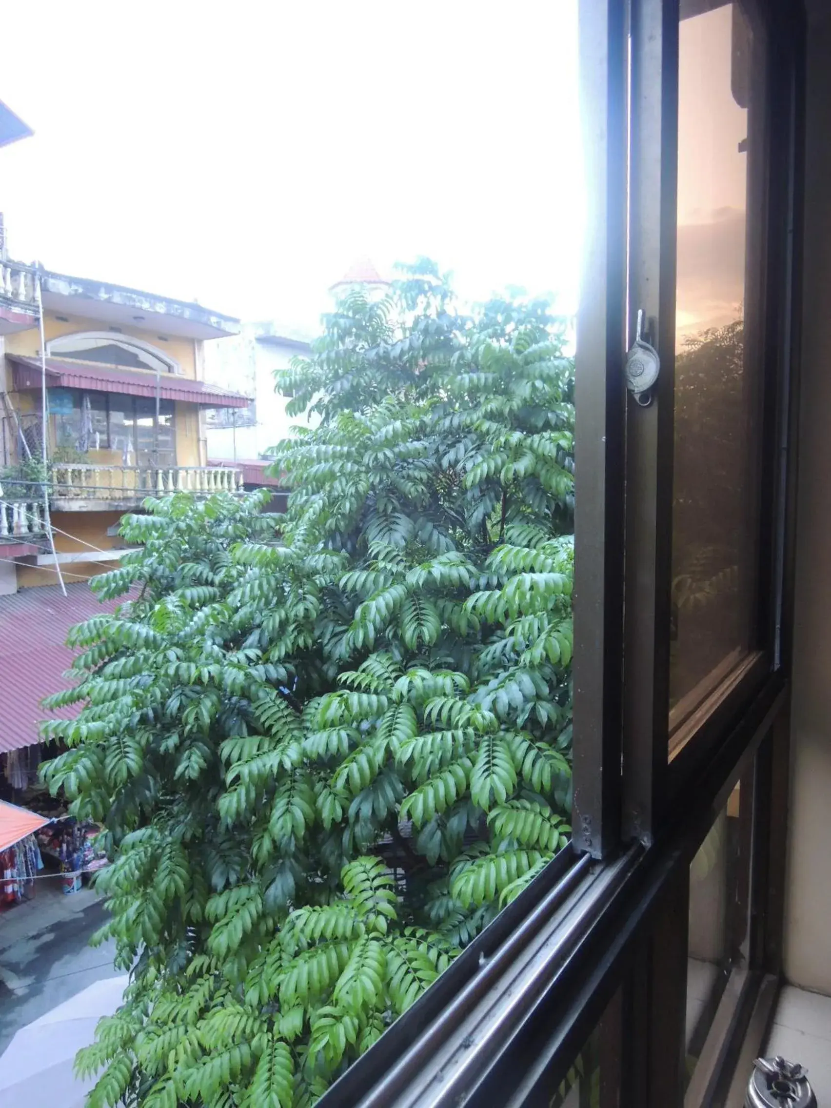 Twin Room with City View in Thu Guest House Twin Room with City View in Thu Guest House