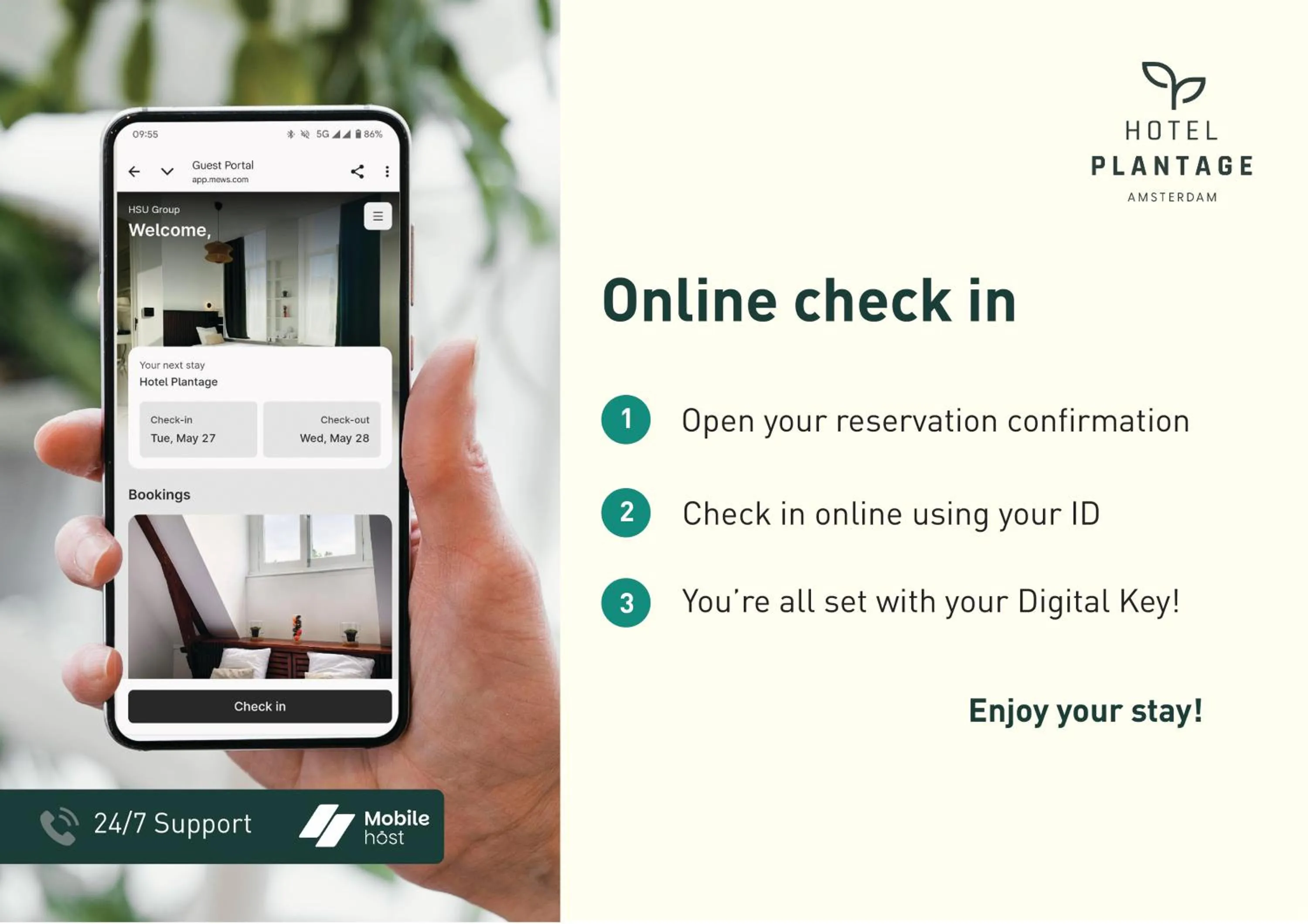 internet in Hotel Plantage - Digital Access