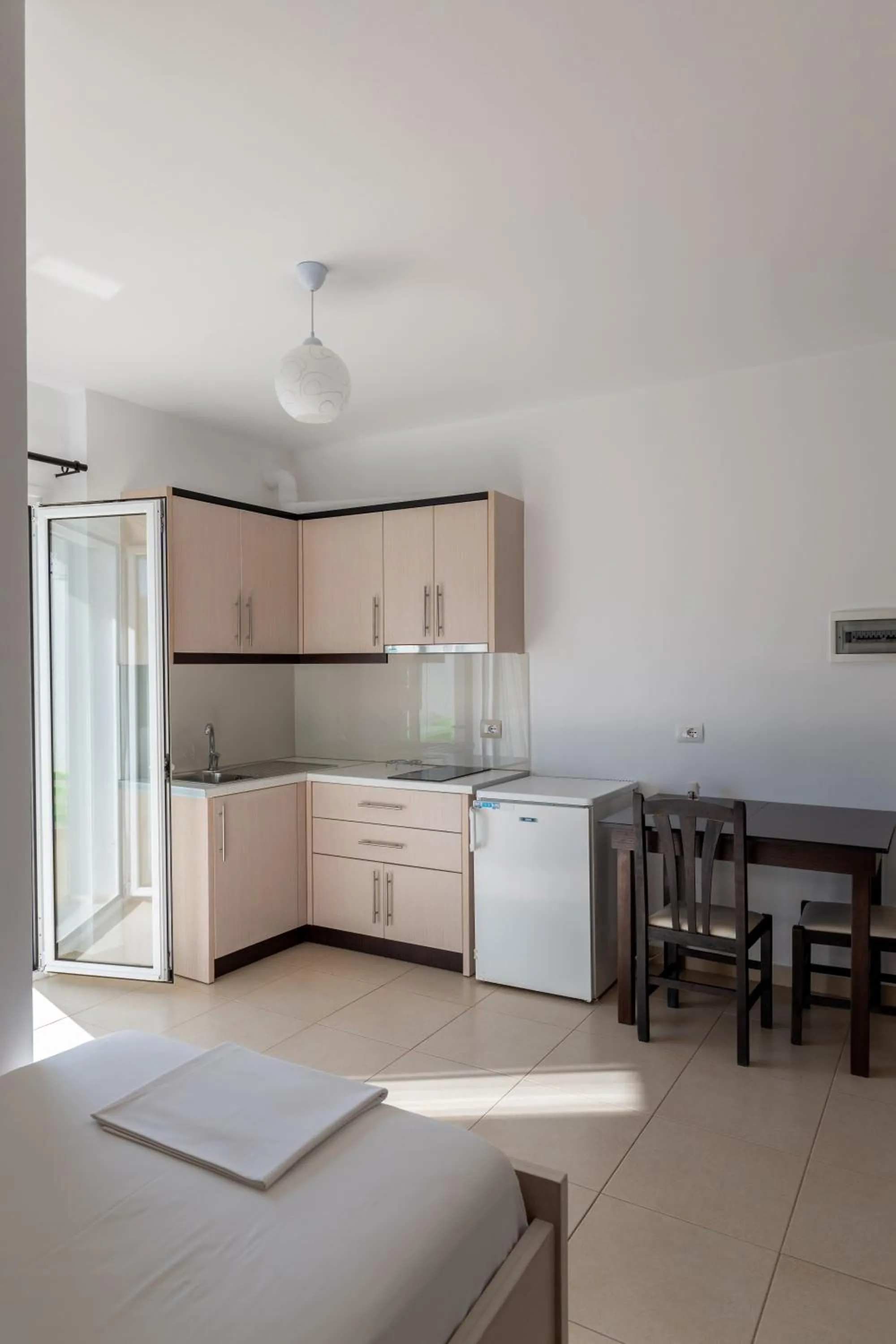 Bed in Apartments Aktea