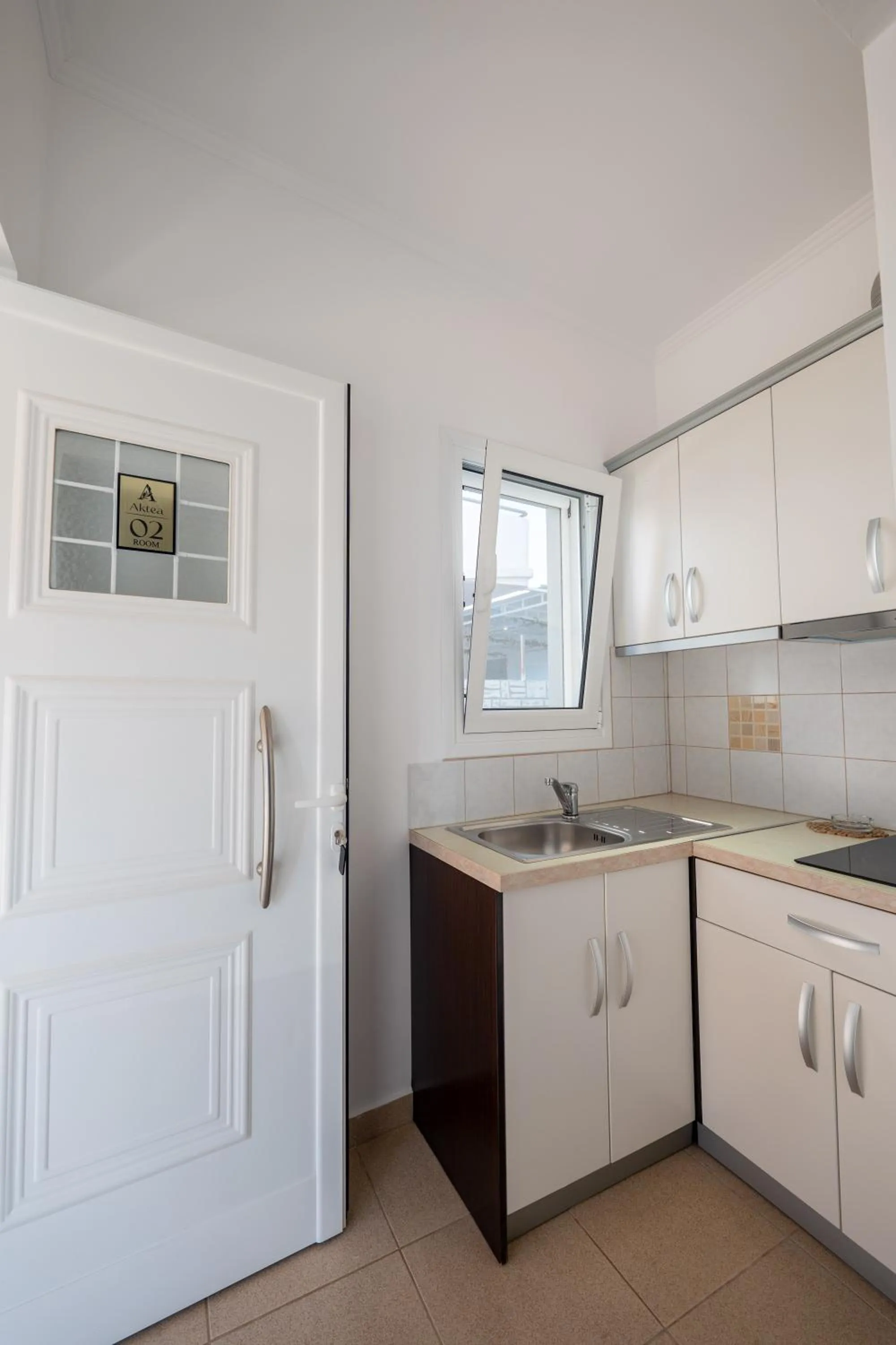Kitchen or kitchenette in Apartments Aktea