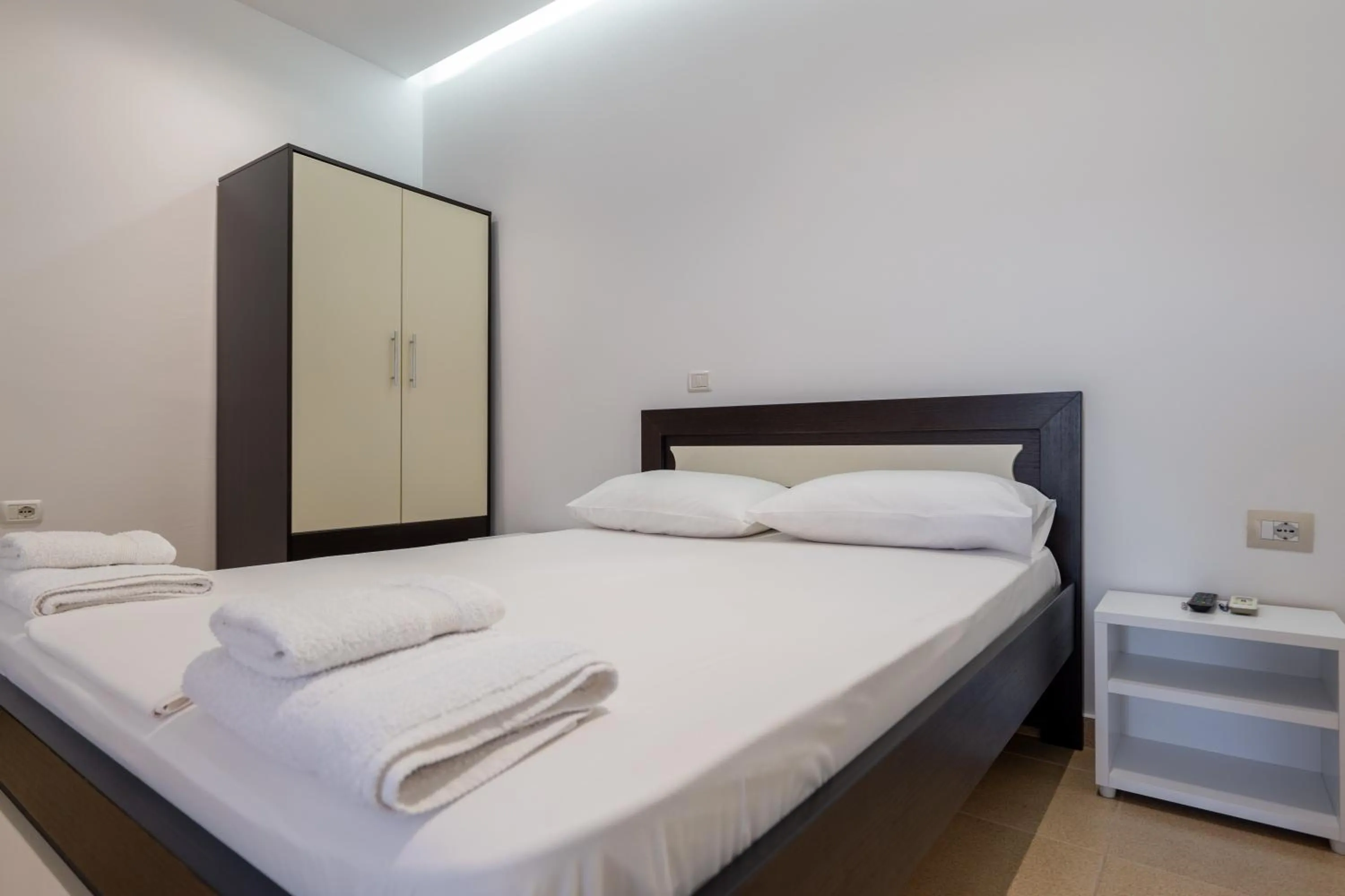 Bed in Apartments Aktea