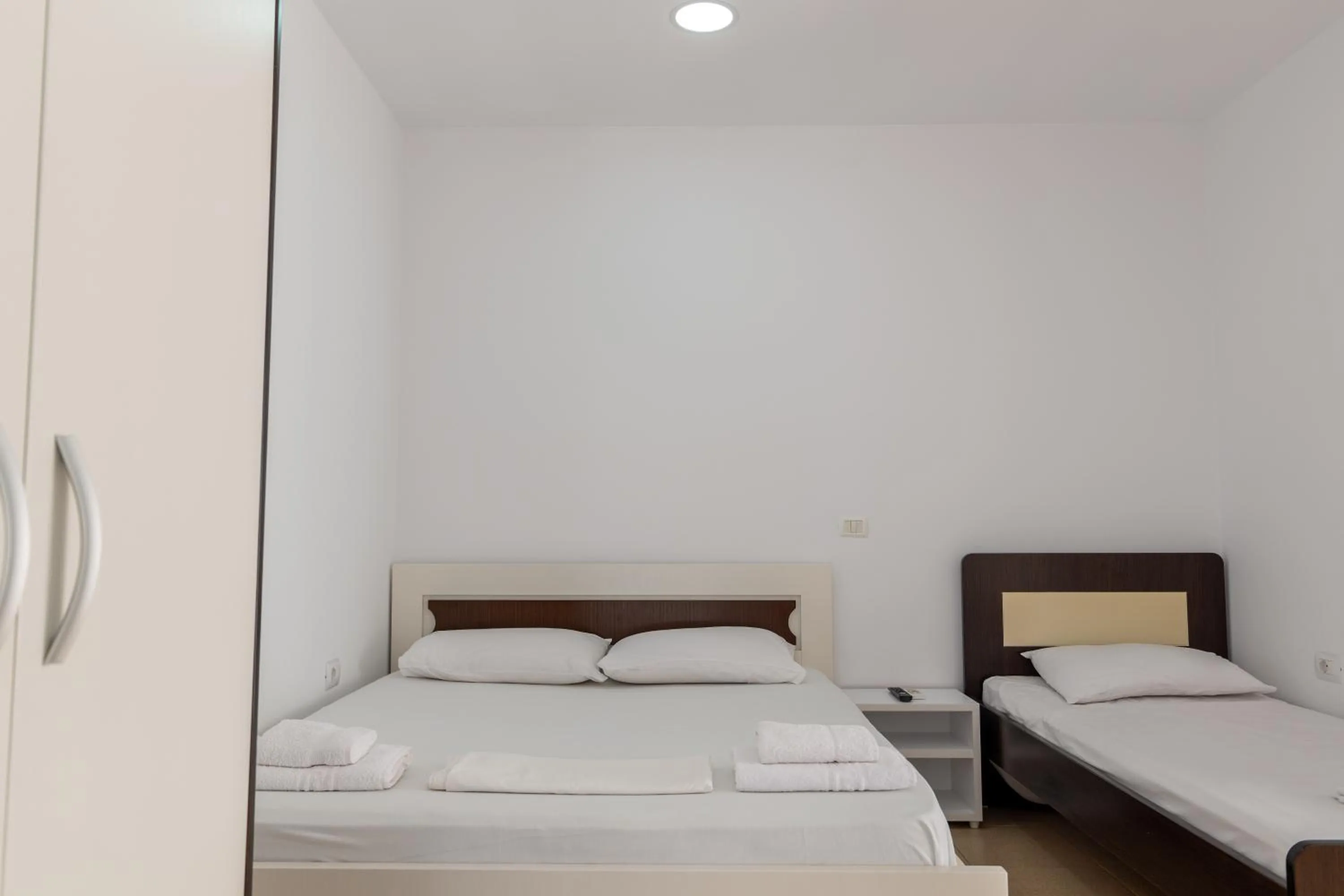 Bed in Apartments Aktea