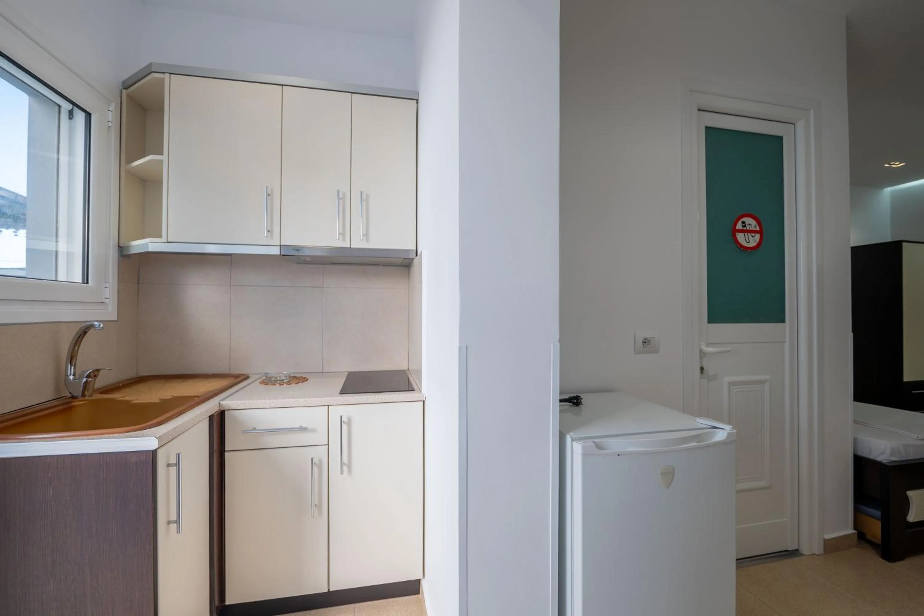 Kitchen or kitchenette in Apartments Aktea
