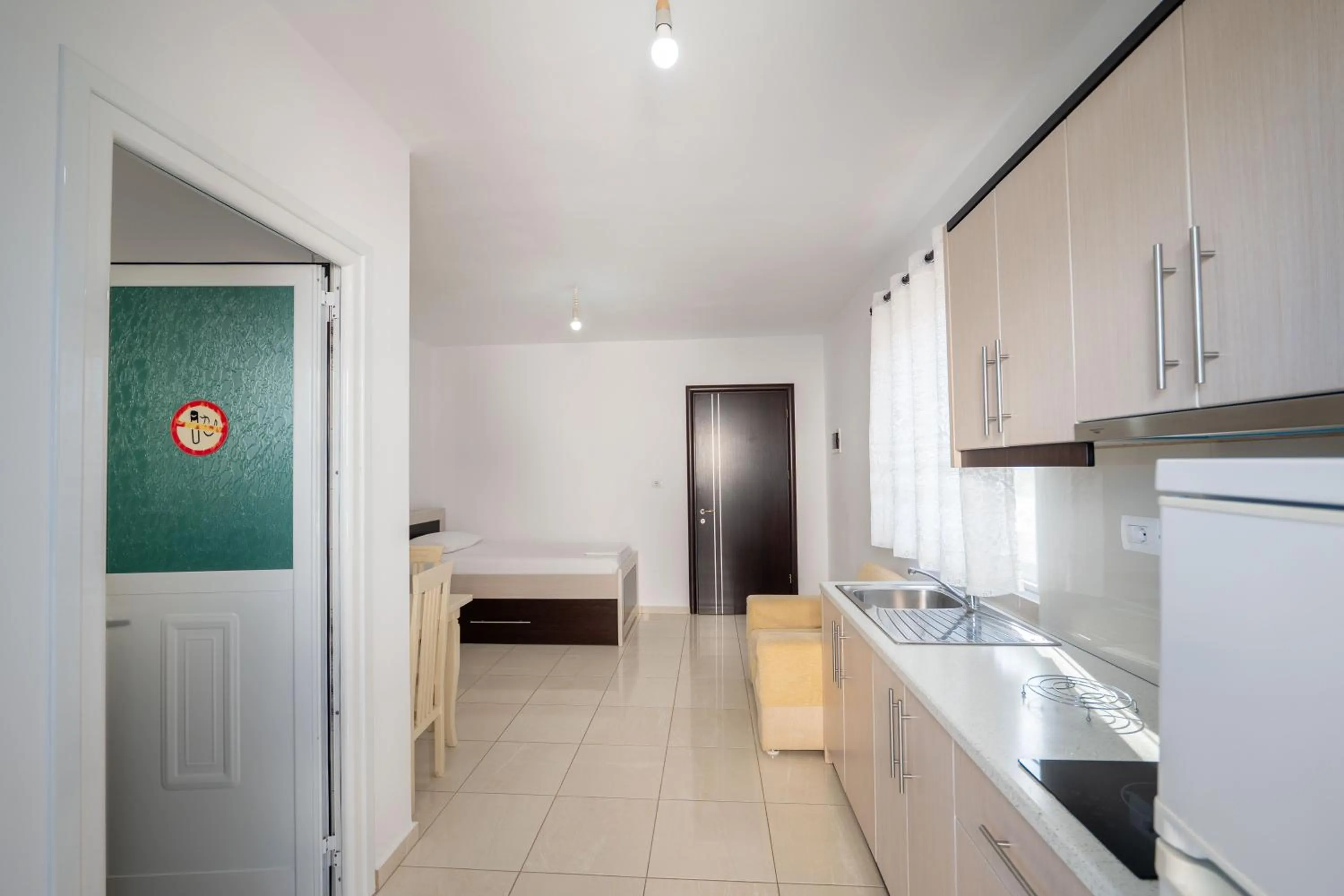 Kitchen or kitchenette in Apartments Aktea