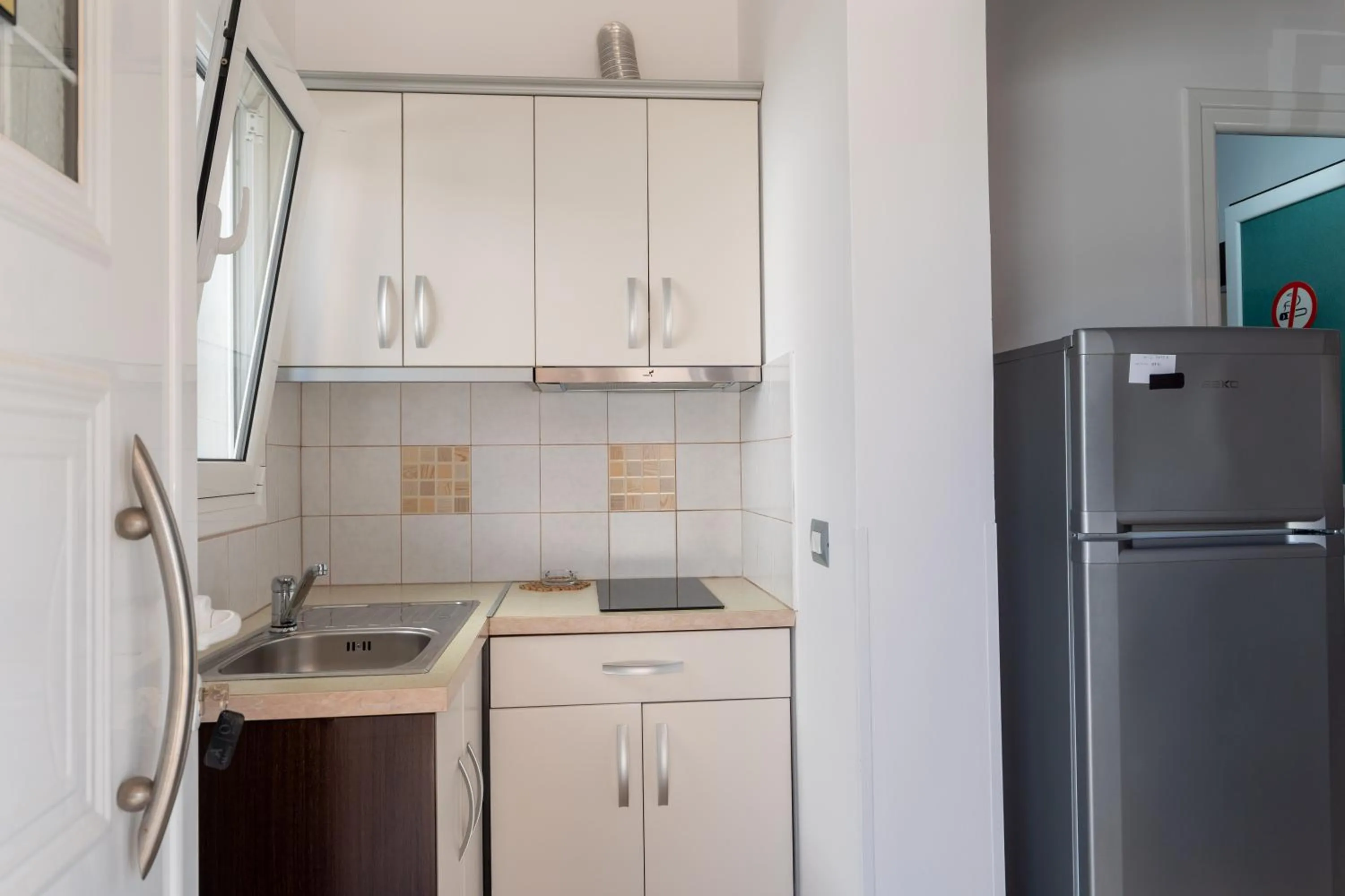 Kitchen or kitchenette in Apartments Aktea