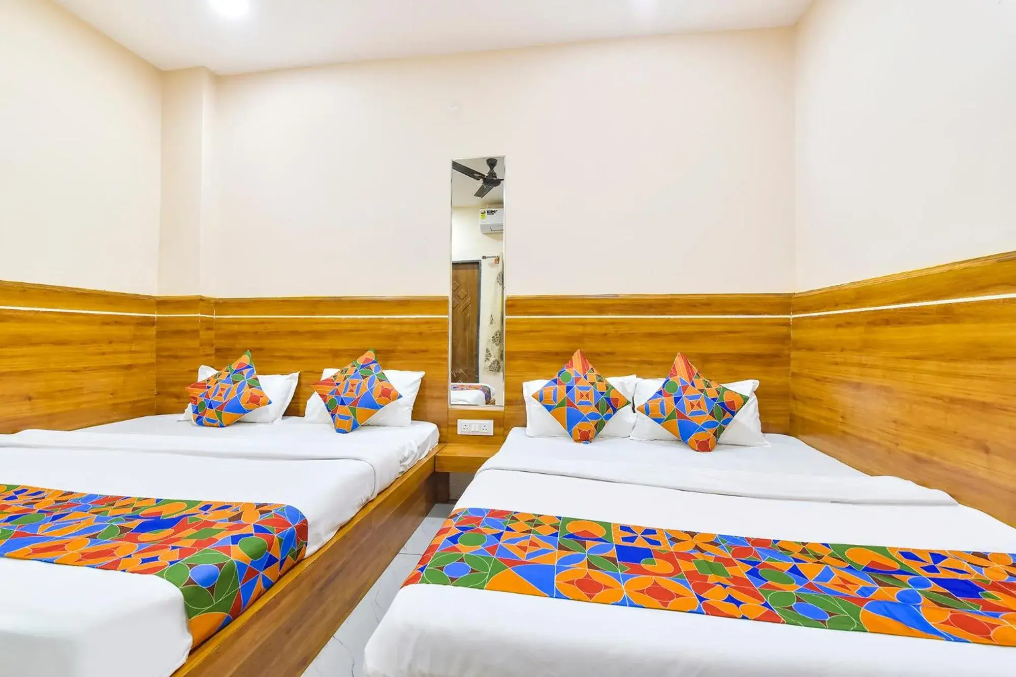 Bed in FabHotel Somnath Bed in FabHotel Somnath