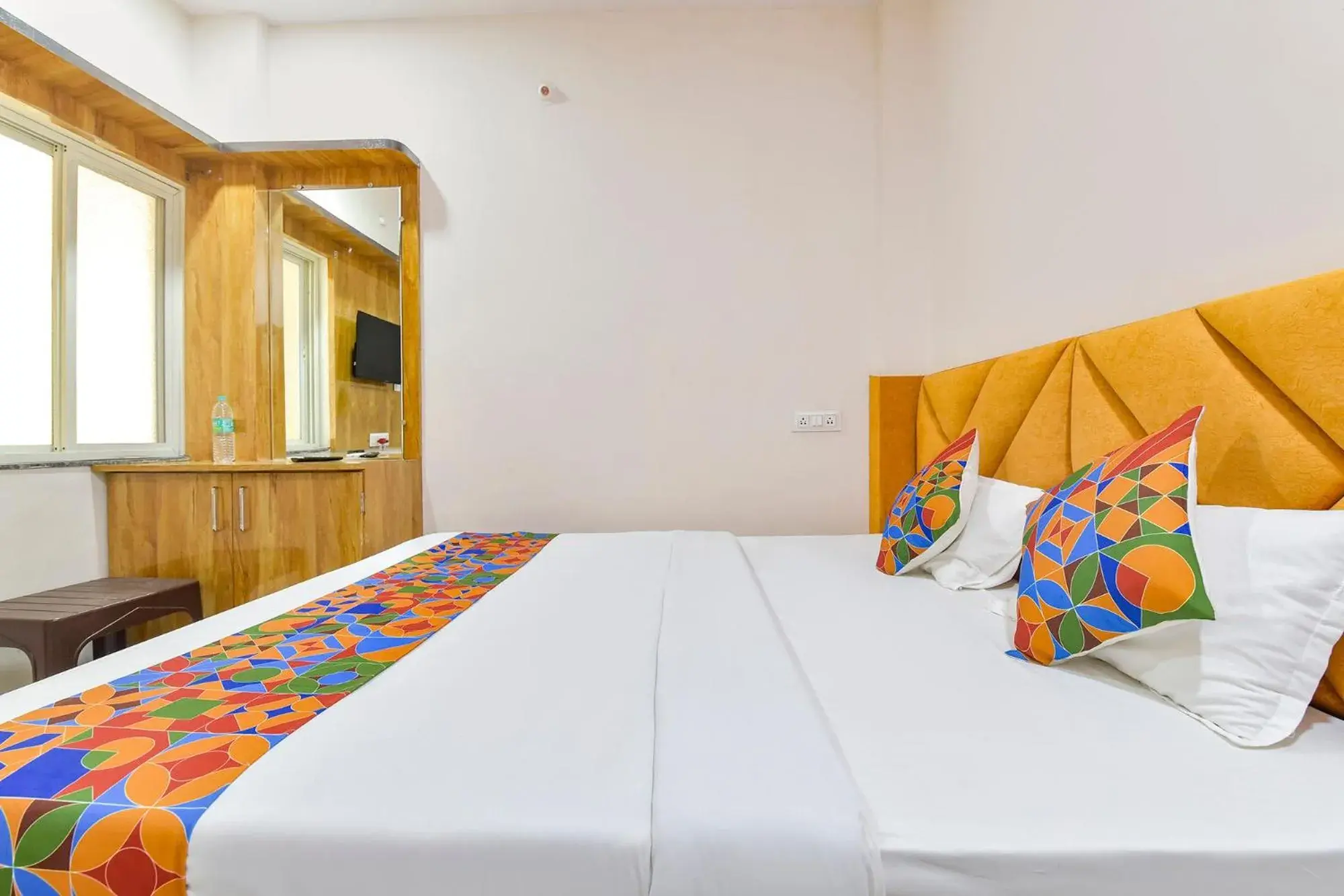Bed in FabHotel Somnath Bed in FabHotel Somnath
